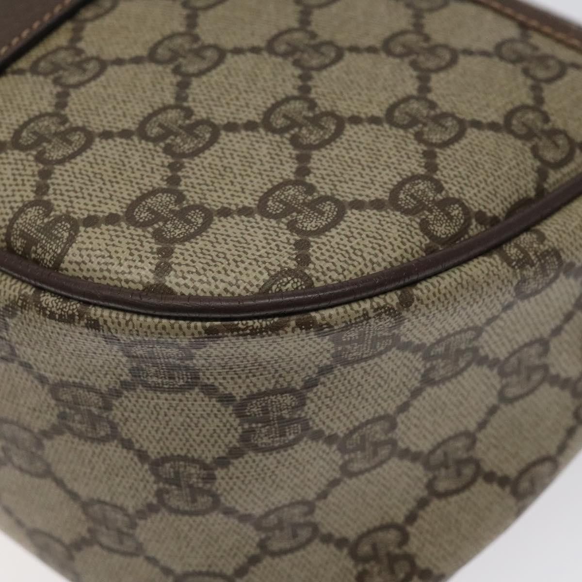 Gucci GUCCI GG Supreme Web Sherry Line Bag Pvc Beige Gold 89 02 Size ONE SIZE - 11 Thumbnail