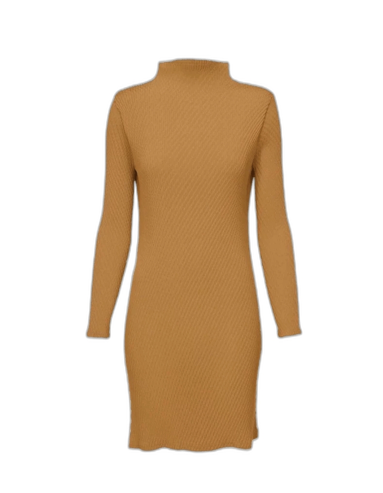 Issey Miyake Issey Miyake Fish Scale Dress in Brown Size ONE SIZE - 1 Thumbnail