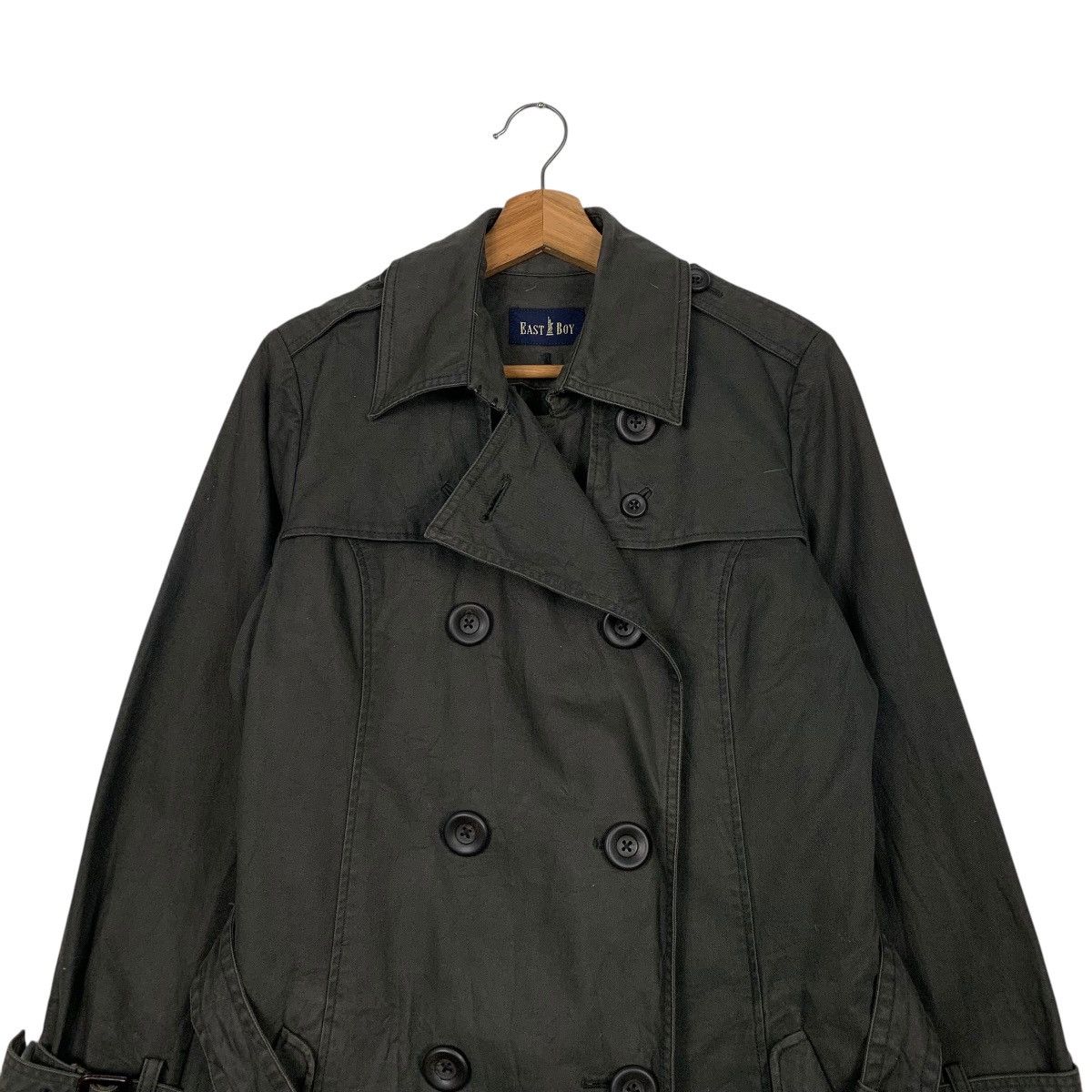 Japanese Brand Japanese Brand East Boy Double Breasted Trench Coat Size S / US 4 / IT 40 - 2 Thumbnail