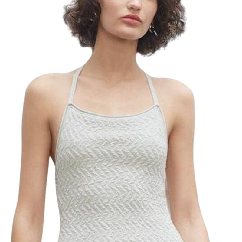 Club Monaco Club Monaco Tank Strappy Texture Top XS Stretch Tie back Size XS / US 0-2 / IT 36-38 - 4 Thumbnail