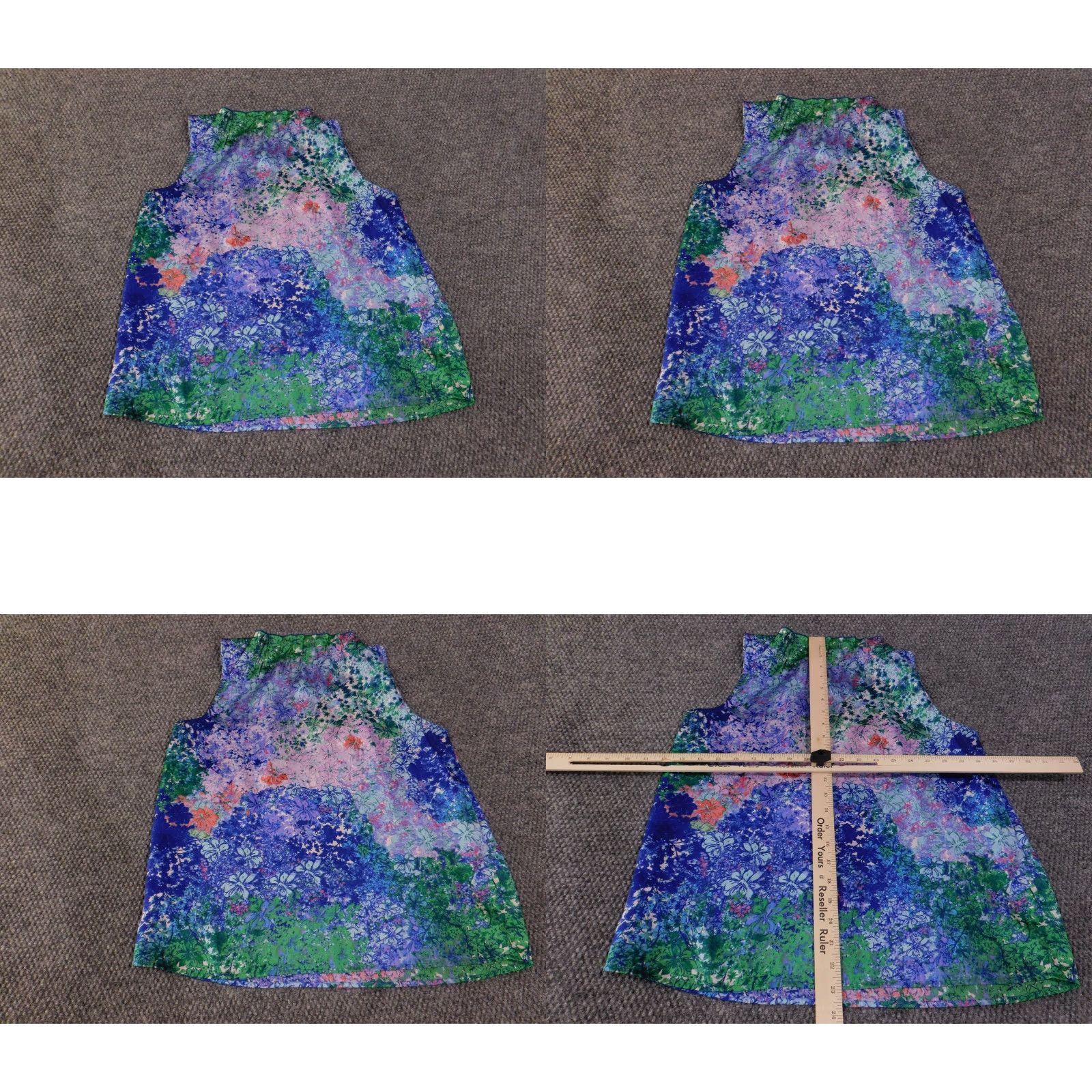 Coldwater Creek **Coldwater Creek Blue Green Floral Women's Sleeveless Blouse** User: Coldwater Creek Blue Green Floral Women's Sleeveless Blouse Size S / US 4 / IT 40 - 8 Thumbnail