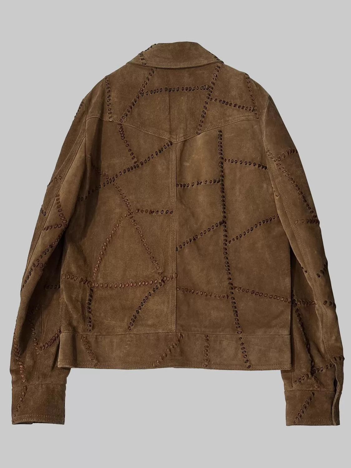 Saint Laurent Paris Saint Laurent Vintage Tan Suede Baseball Jacket Unisex 48 Size US M / EU 48-50 / 2 - 4 Thumbnail