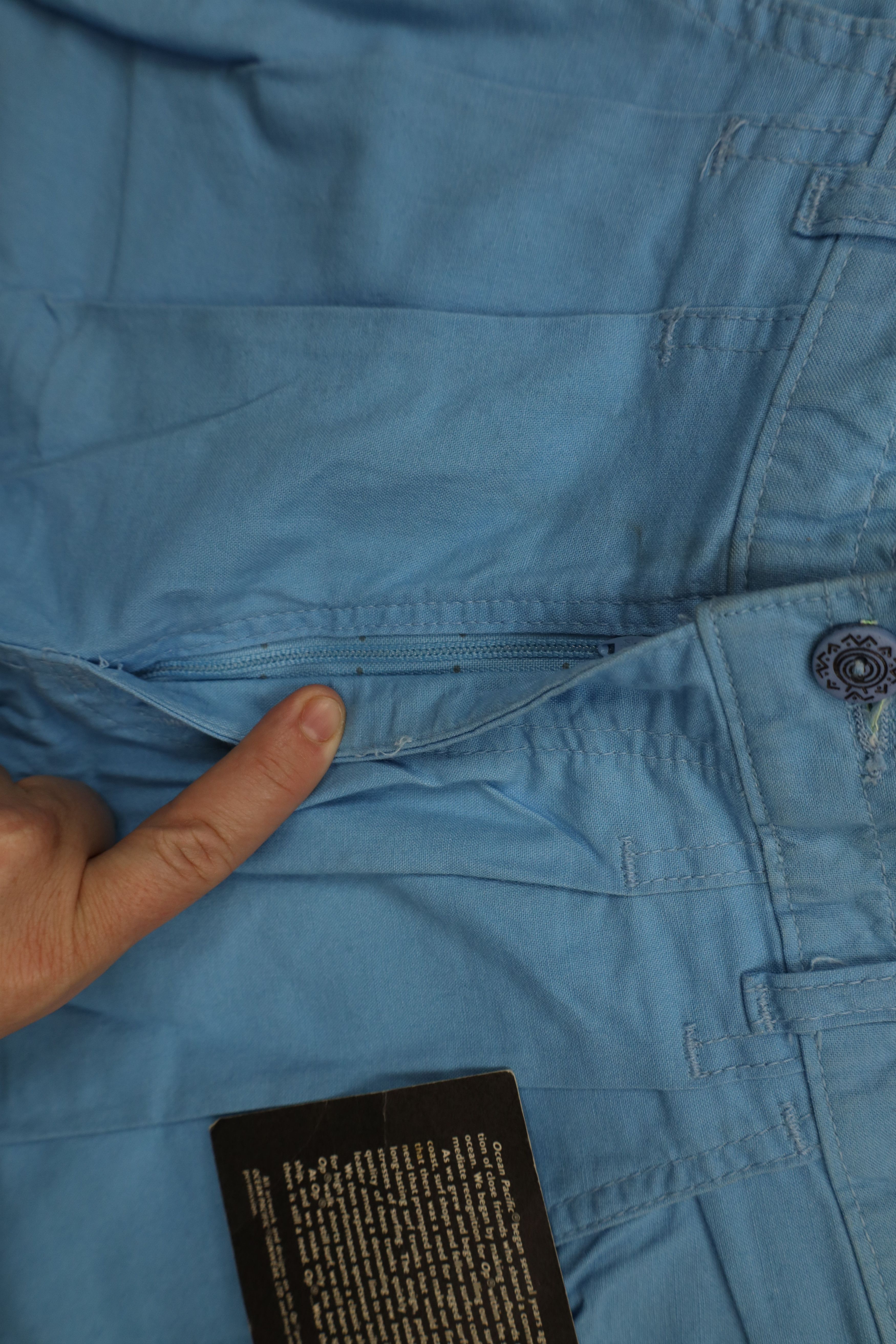 Ocean Pacific Deadstock Vtg 90s Ocean Pacific Surfing Flip Cuff Shorts USA Size US 28 / EU 44 - 10 Thumbnail
