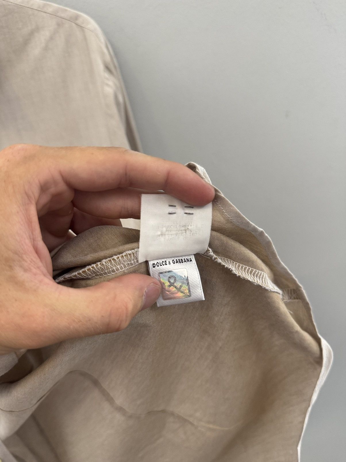Dolce & Gabbana Vintage Dolce & Gabbana Shirt with Cufflinks Size US L / EU 52-54 / 3 - 5 Thumbnail