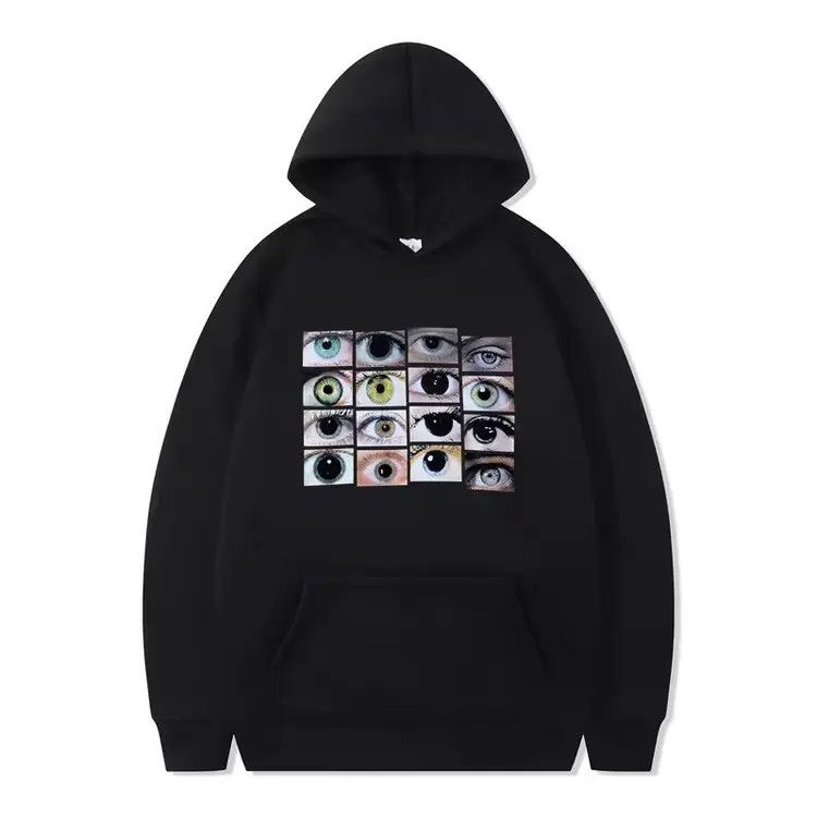 Japanese Brand Eyeball Retro Graphic Hoodies Size US XL / EU 56 / 4 - 3 Thumbnail