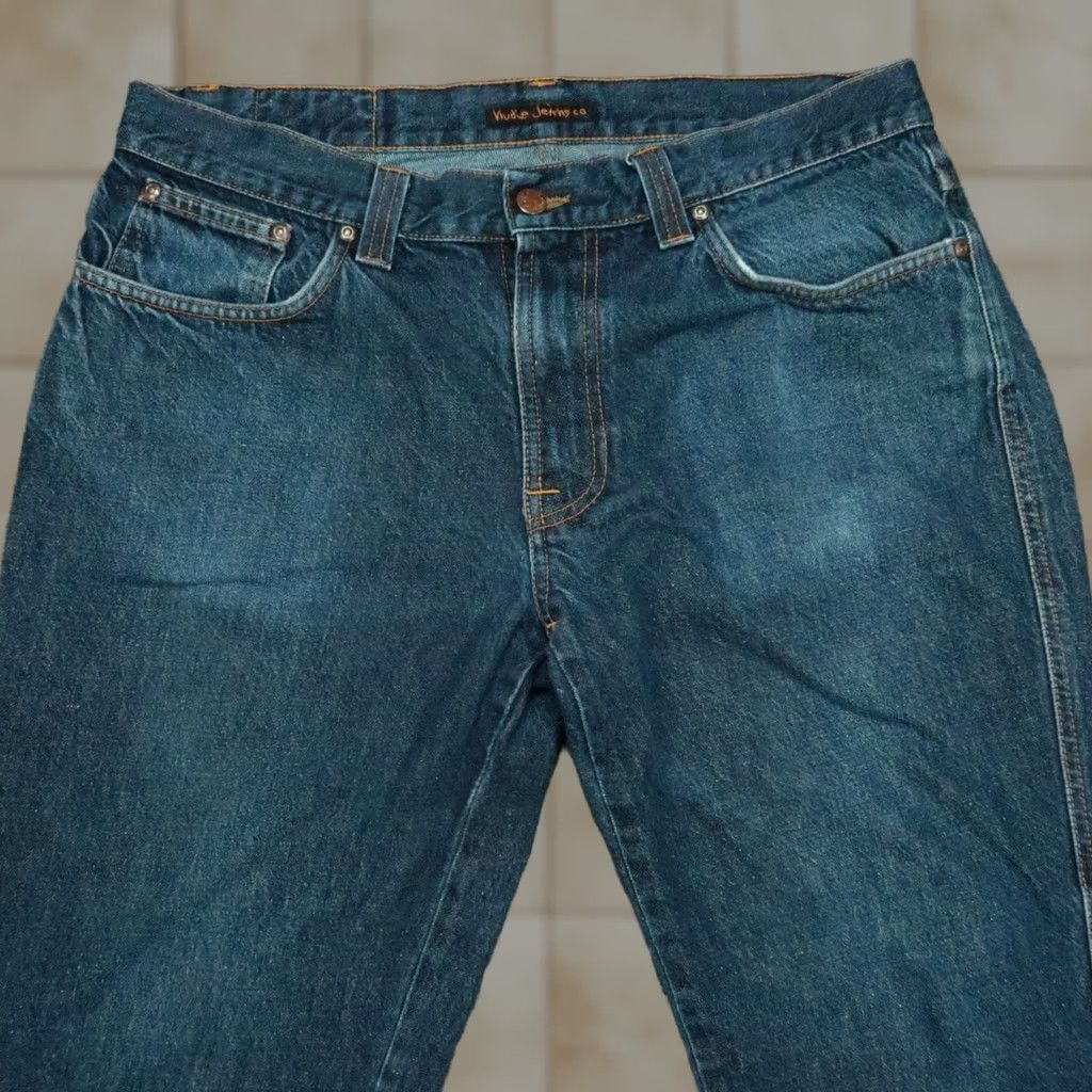 Nudie Jeans NUDIE JEANS REGULAR ANTON ARMY SATEEN SELVAGE | Grailed
