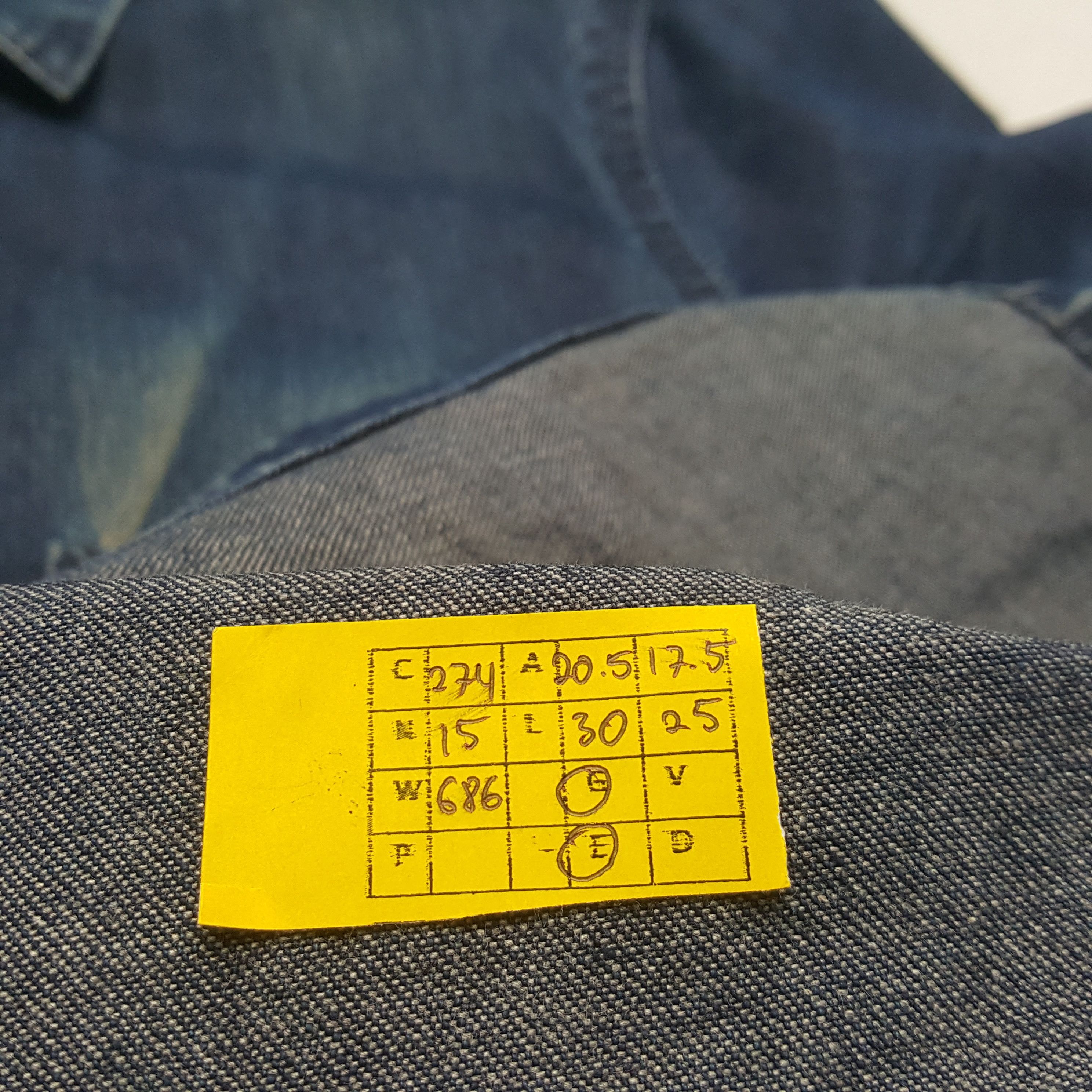 Polo Ralph Lauren Vintage RRL Ralph Lauren Rare Design Denim Jacket Size US S / EU 44-46 / 1 - 8 Thumbnail