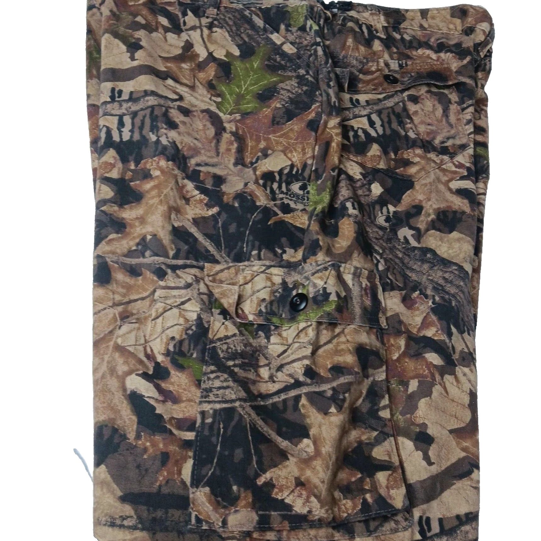 AMO VINTAGE Camo Cargo Pants Men 2XL Regular Rugged Break Up Mossy Oak Cargo Hunt Outdoors Camouflage Pants Mens Size US 39 - 3 Thumbnail