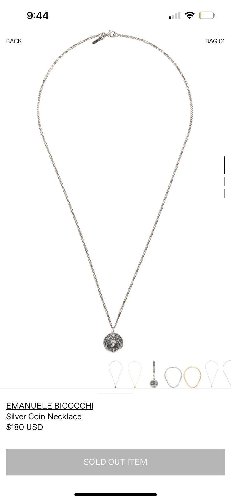 アクセサリーその他 emanuele bicocchi JEWELS (FKXN2SILVER) 30740744_59674966_600.jpg