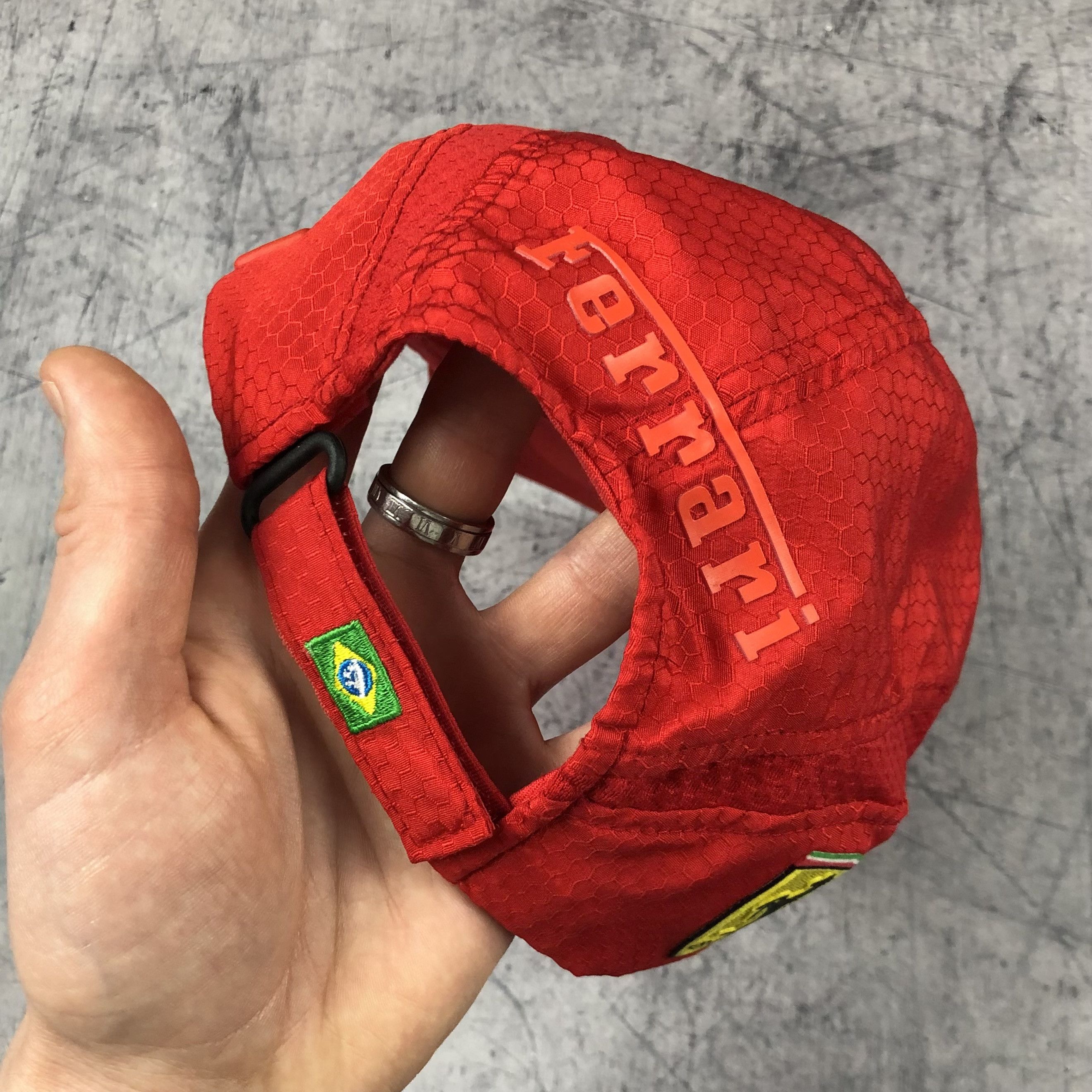 Ferrari Vintage Ferrari Felipe Massa Cap Carbon Brazil 5 Panel Size ONE SIZE - 7 Thumbnail