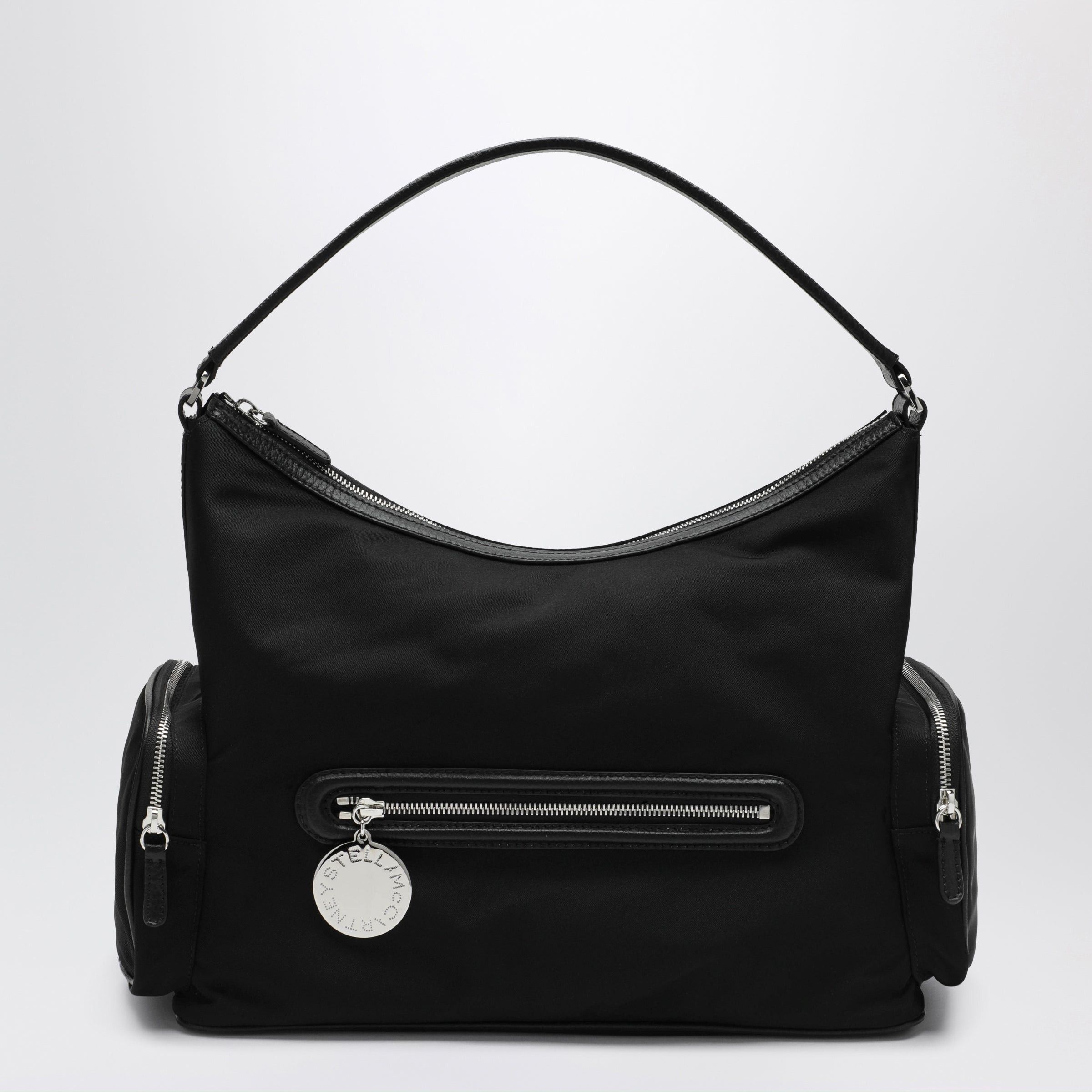 Stella McCartney Stella Mccartney Dartmoor Shoulder Bag In Econyl, Ultra Black Size ONE SIZE - 1 Thumbnail