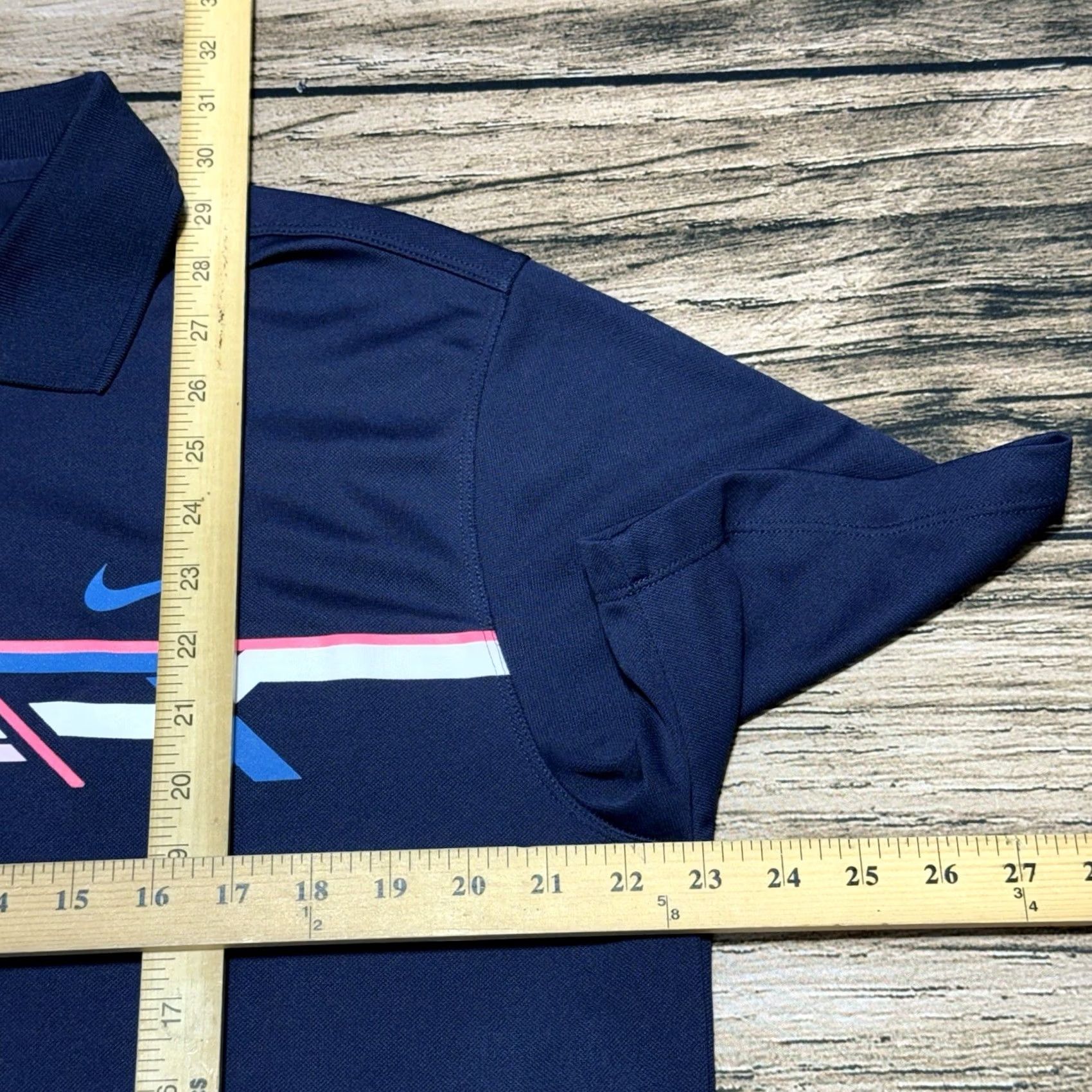 Nike Nike Golf Polo Shirt Mens XL Navy Blue Tour Performance Dri-FIT 452734 419 Polo Short Sleeve Button Collared Moisture Wicking Breathable Logo Graphic Size US XL / EU 56 / 4 - 5 Thumbnail