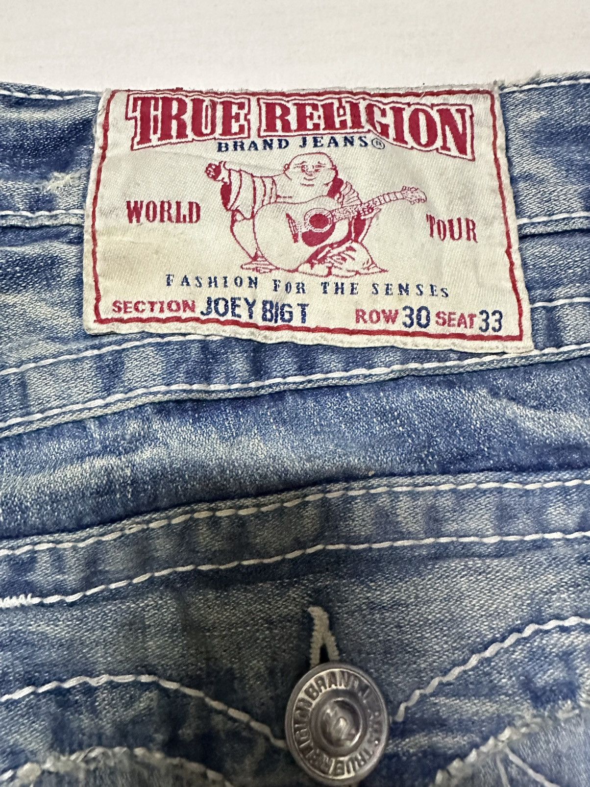 True Religion True religion flair distressed jeans low rinse Size US 33 - 5 Thumbnail