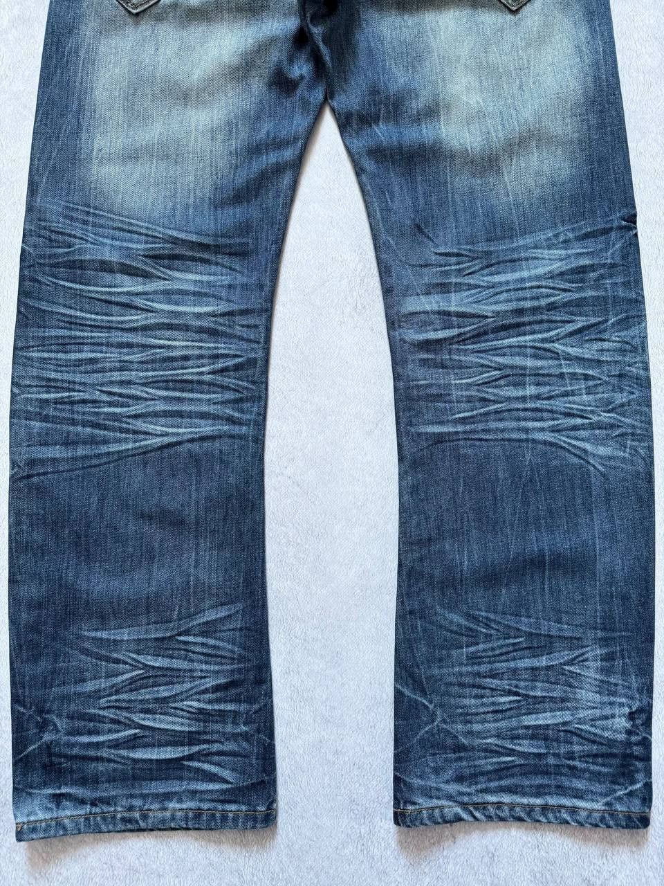 Japanese Brand Vintage Japanese Denim FLARE Faded BOOT CUT Distressed Jeans Size US 32 / EU 48 - 6 Thumbnail