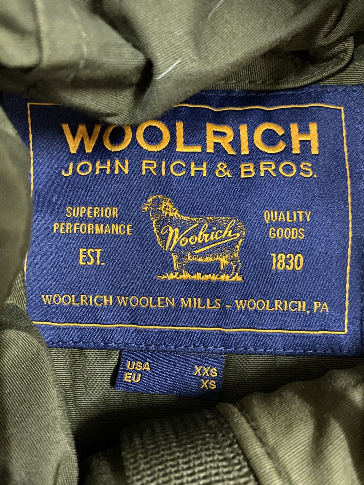 Woolrich Woolen Mills Woolrich John Rich & Bros Jacket Green - Mens Size US M / EU 48-50 / 2 - 11 Thumbnail