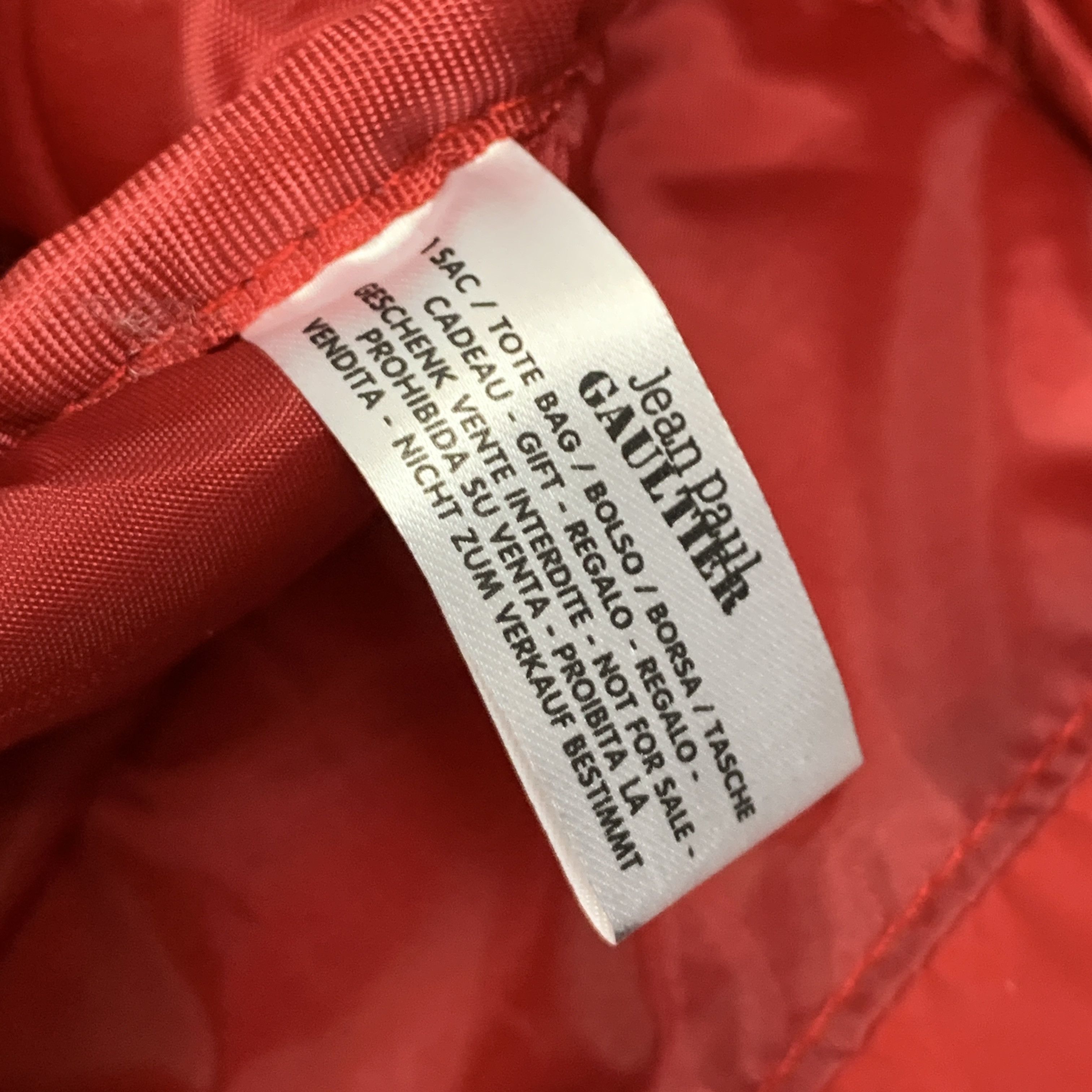 Designer × Jean Paul Gaultier Jean Paul Gaultier red puffer tote bag Size ONE SIZE - 11 Thumbnail