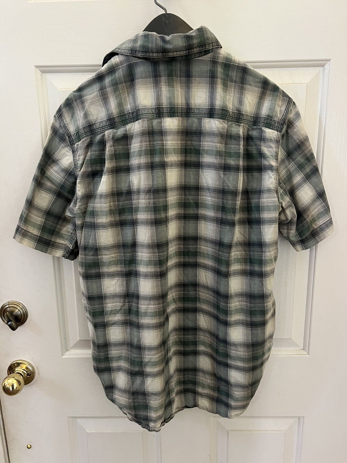 Carhartt × Vintage Carhartt Greed faded plaid work shirt Size US L / EU 52-54 / 3 - 4 Thumbnail