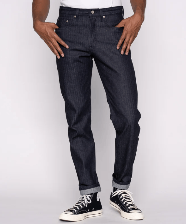 Naked & Famous BNWT AW23 NAKED & FAMOUS HERRINGBONE EASY GUY JEANS 30 Size US 30 / EU 46 - 12 Thumbnail
