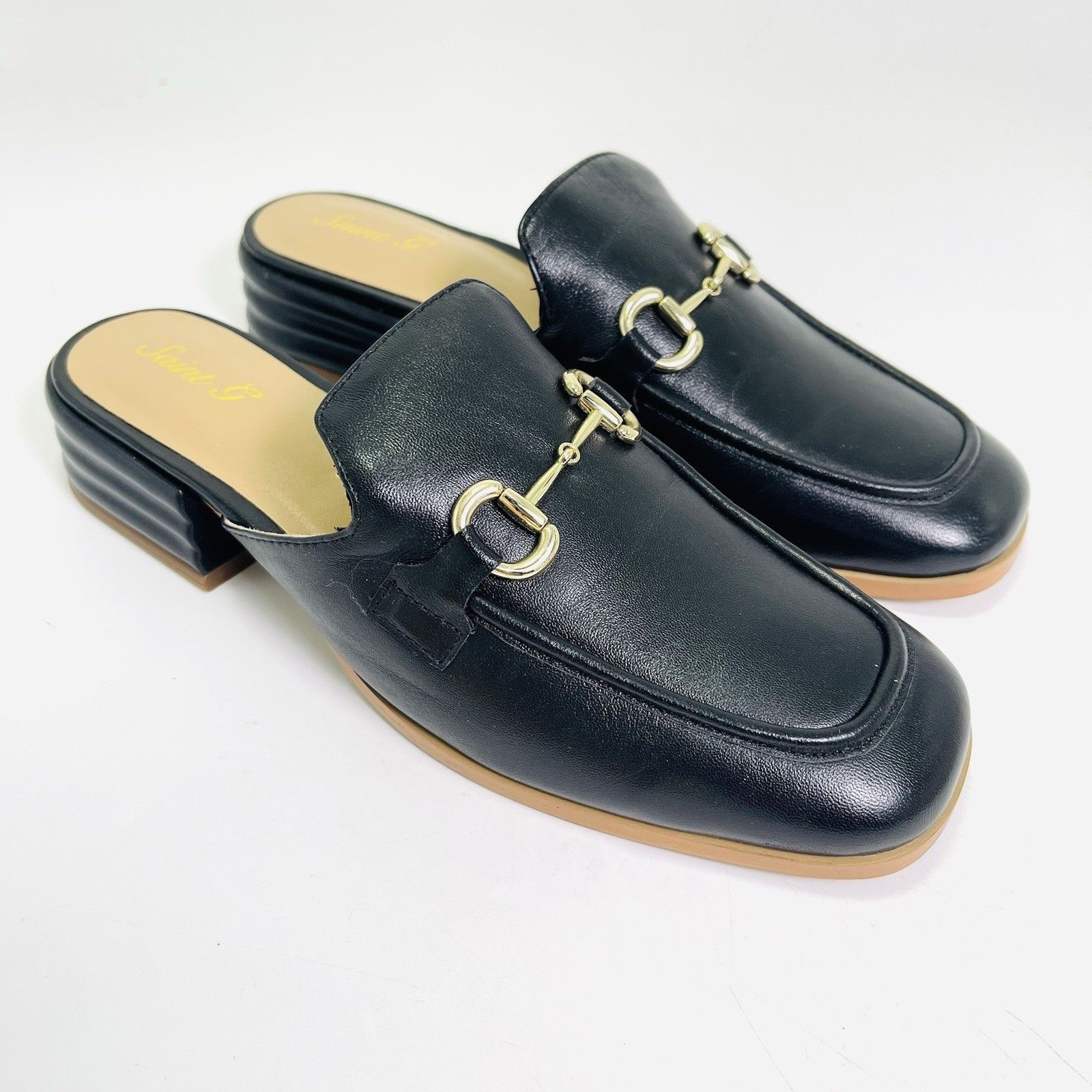Other Saint G Savannah Black Mule Loafers Size US 9 / IT 39 - 1 Thumbnail