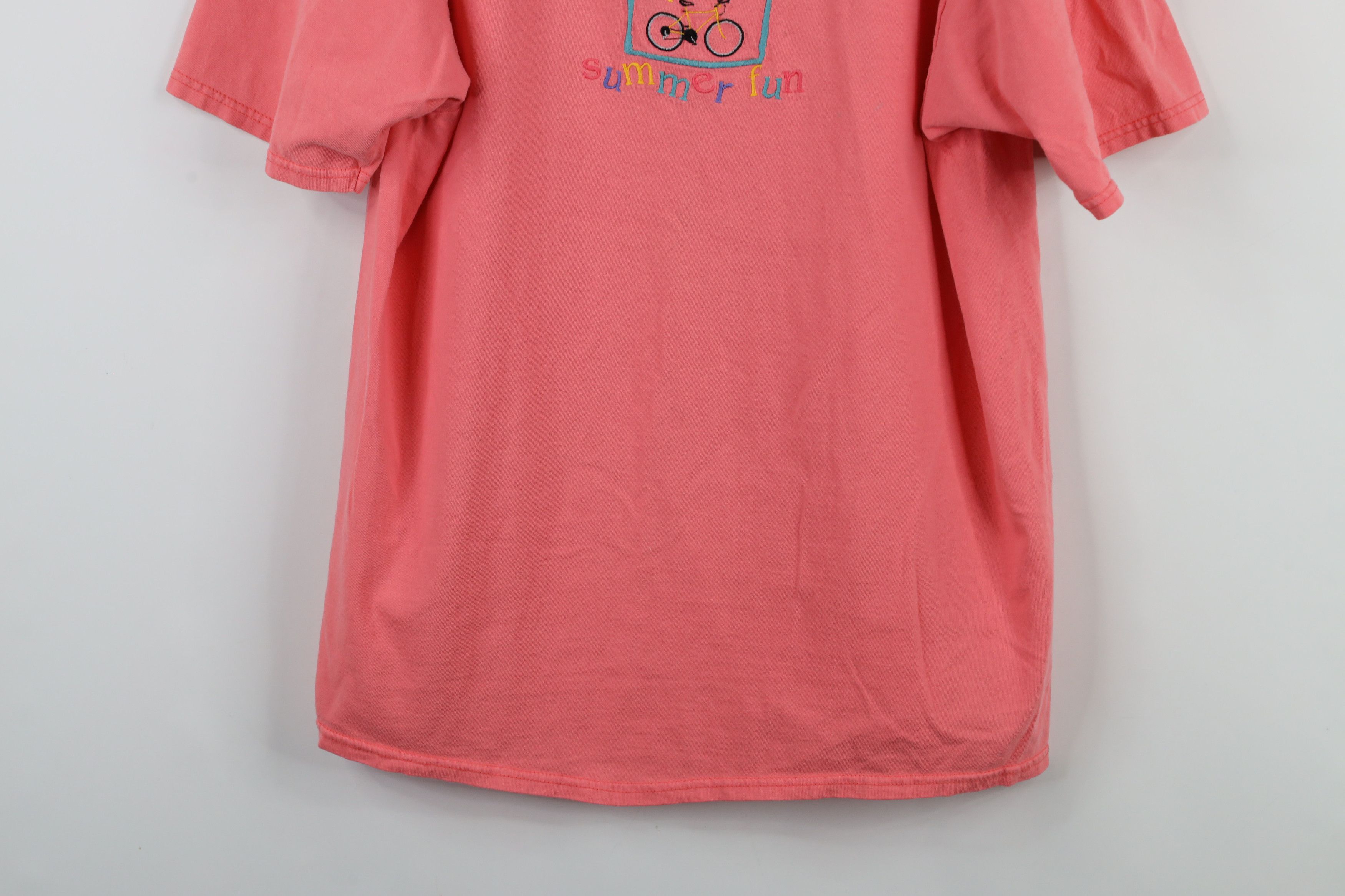 Vintage Vintage 90s Streetwear Spell Out Summer Fun Sun Kite T-Shirt Size XL / US 12-14 / IT 48-50 - 3 Thumbnail