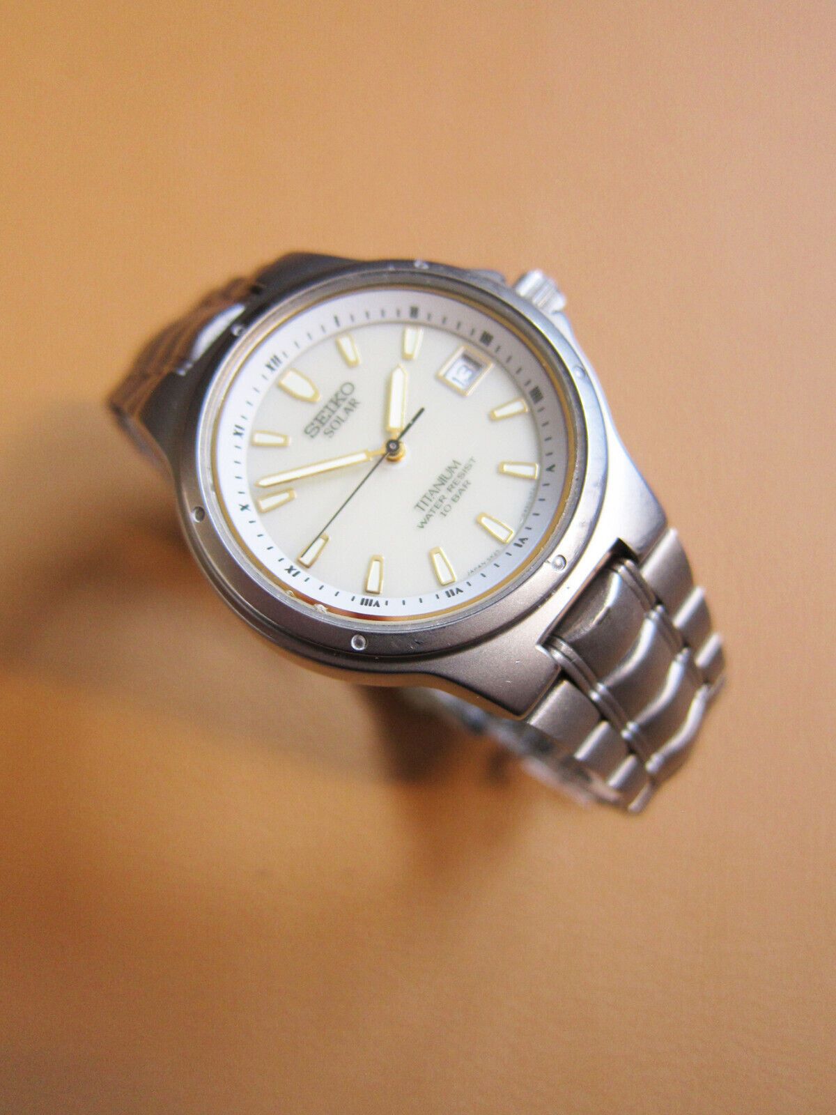 Seiko SEIKO 5K25-0A20 Solar Titanium Full Dial Lume Watch Size ONE SIZE - 2 Thumbnail