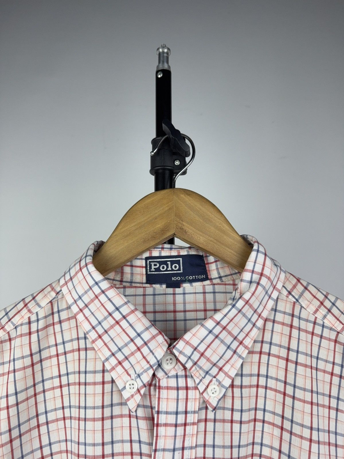 Polo Ralph Lauren Vintage Polo Ralph Lauren Check Shirt Japan Market 90s Size US L / EU 52-54 / 3 - 3 Thumbnail