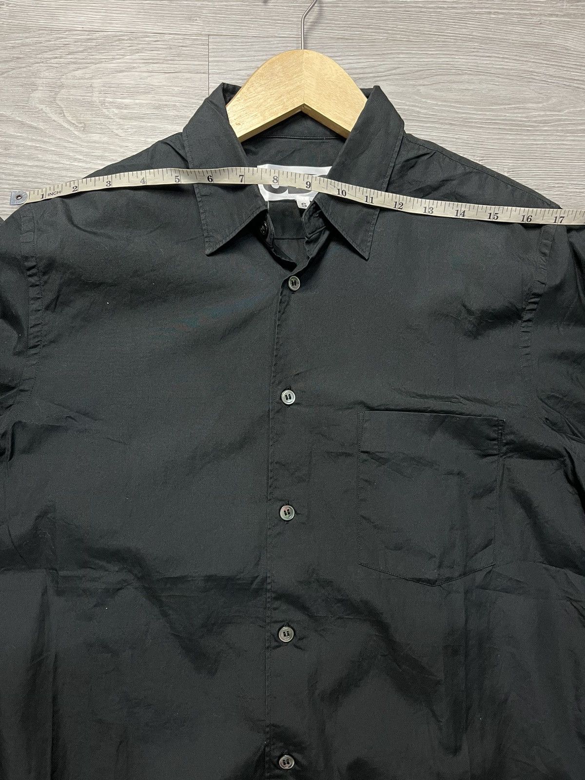 Comme des Garcons SZ-B001 COMME des GARCONS CDG Black Shirt Size US M / EU 48-50 / 2 - 9 Thumbnail
