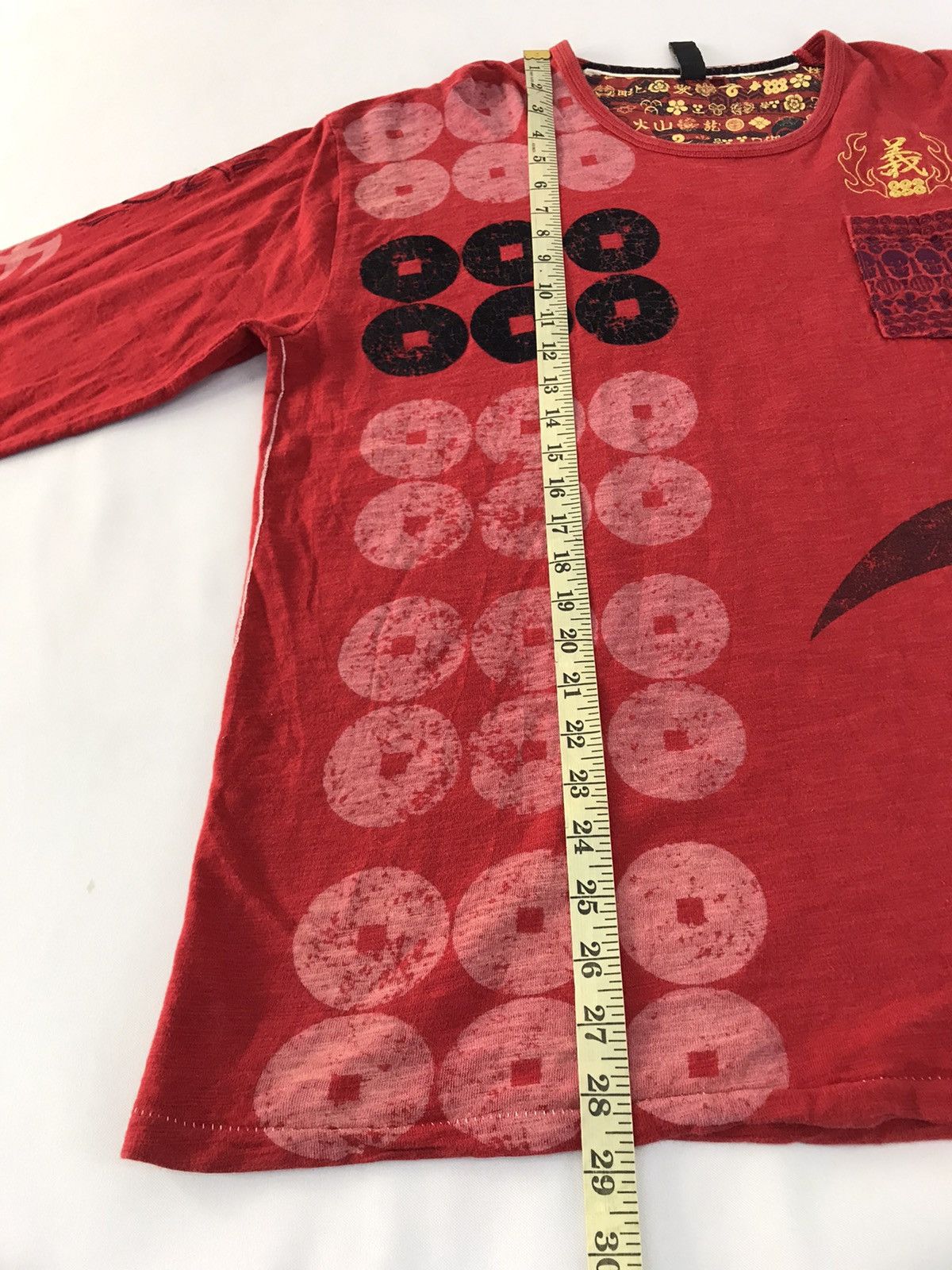 Vintage Japanese Brand Single Pocket Embroidery Logo Longsleeve Tee Size US L / EU 52-54 / 3 - 12 Thumbnail