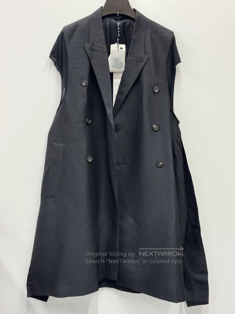 Rick Owens Black sleeveless jacket