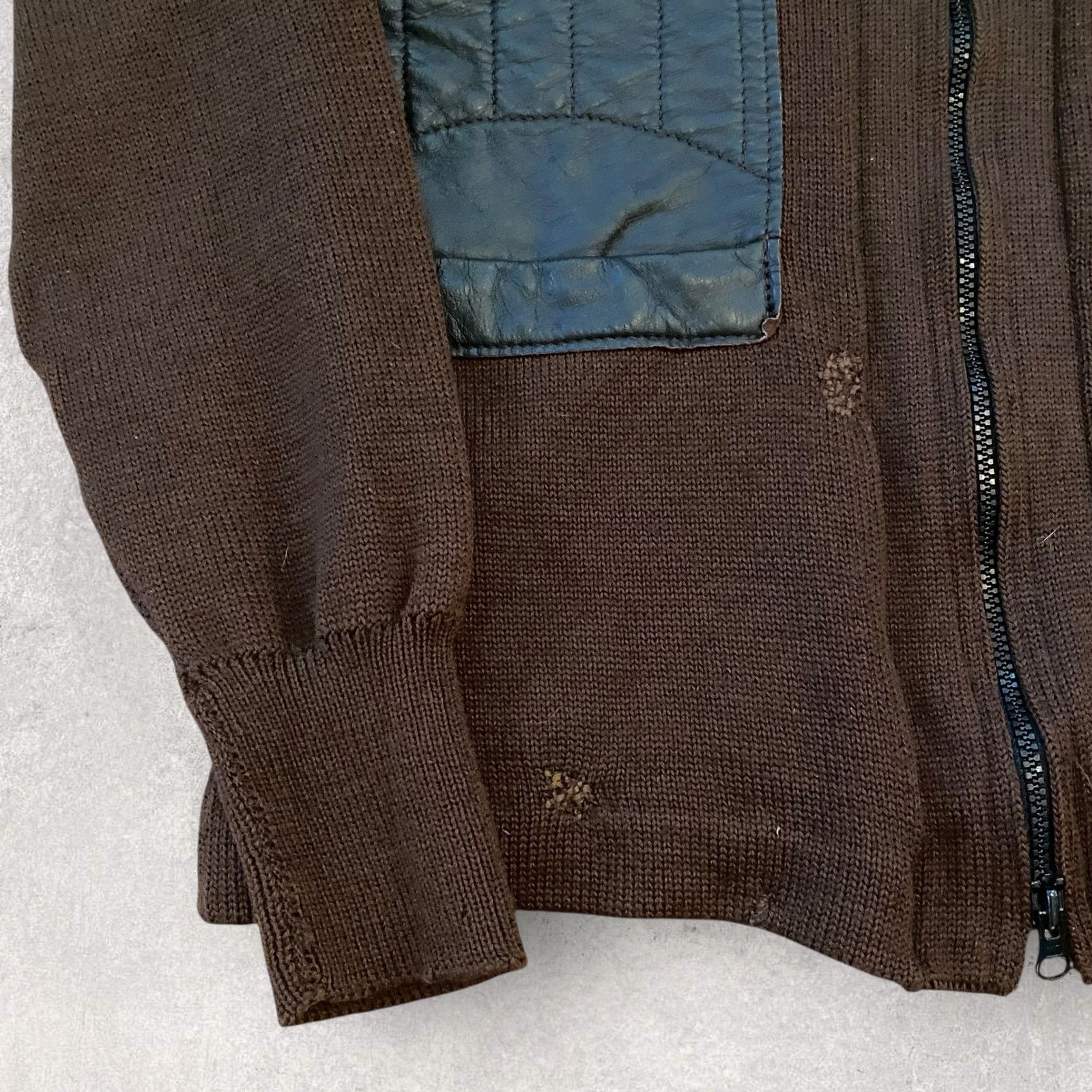 Skookum × Vintage Vintage Skookum Hunting Zip Cardigan Wool Leather Patches Size US M / EU 48-50 / 2 - 6 Thumbnail