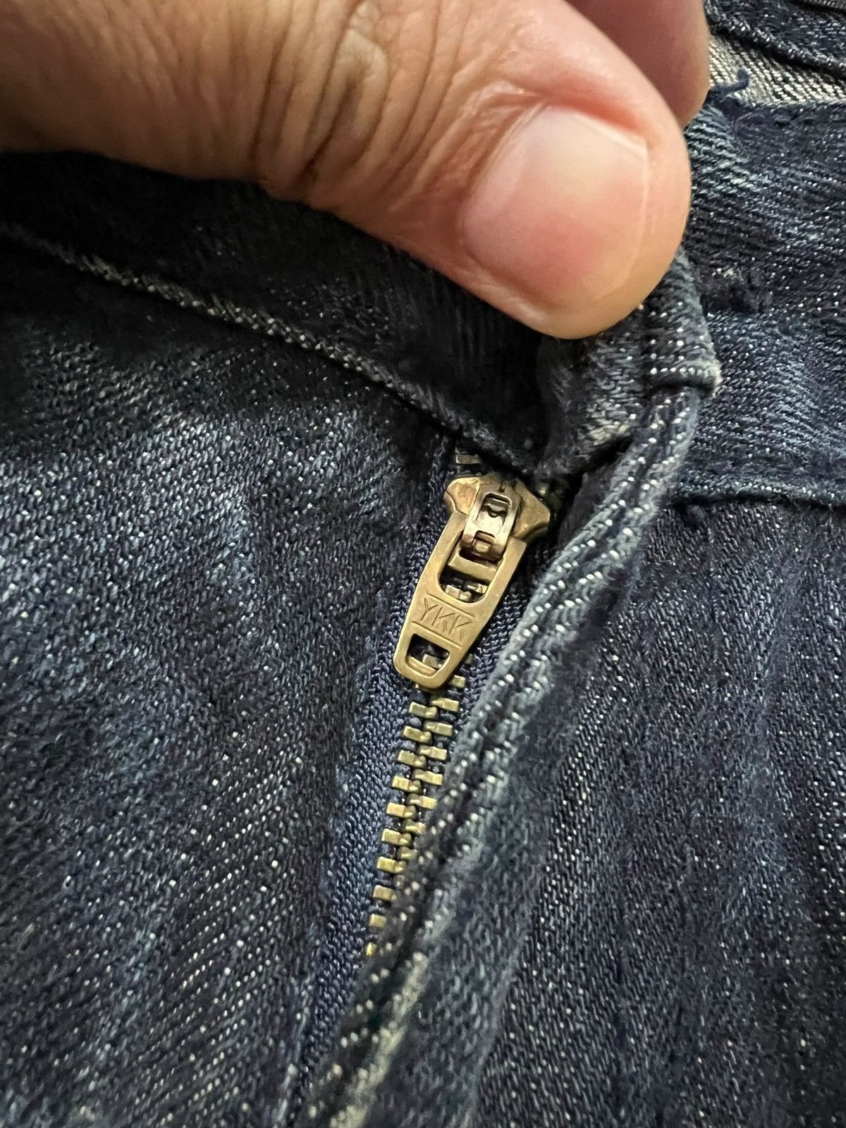 Japanese Brand Flare Redpepper Embroidery Skull Mud Wash Lowrise Jean Size US 31 - 13 Thumbnail