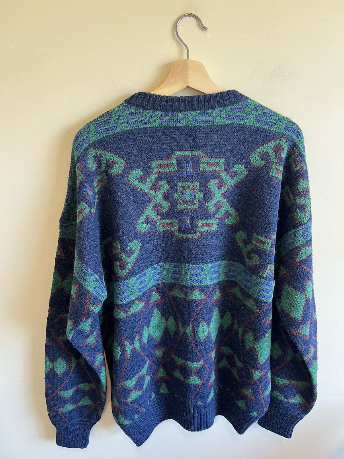 Bally Bally Mohair Alpaca argyle jacquard Sweater Jumper Size US M / EU 48-50 / 2 - 4 Thumbnail