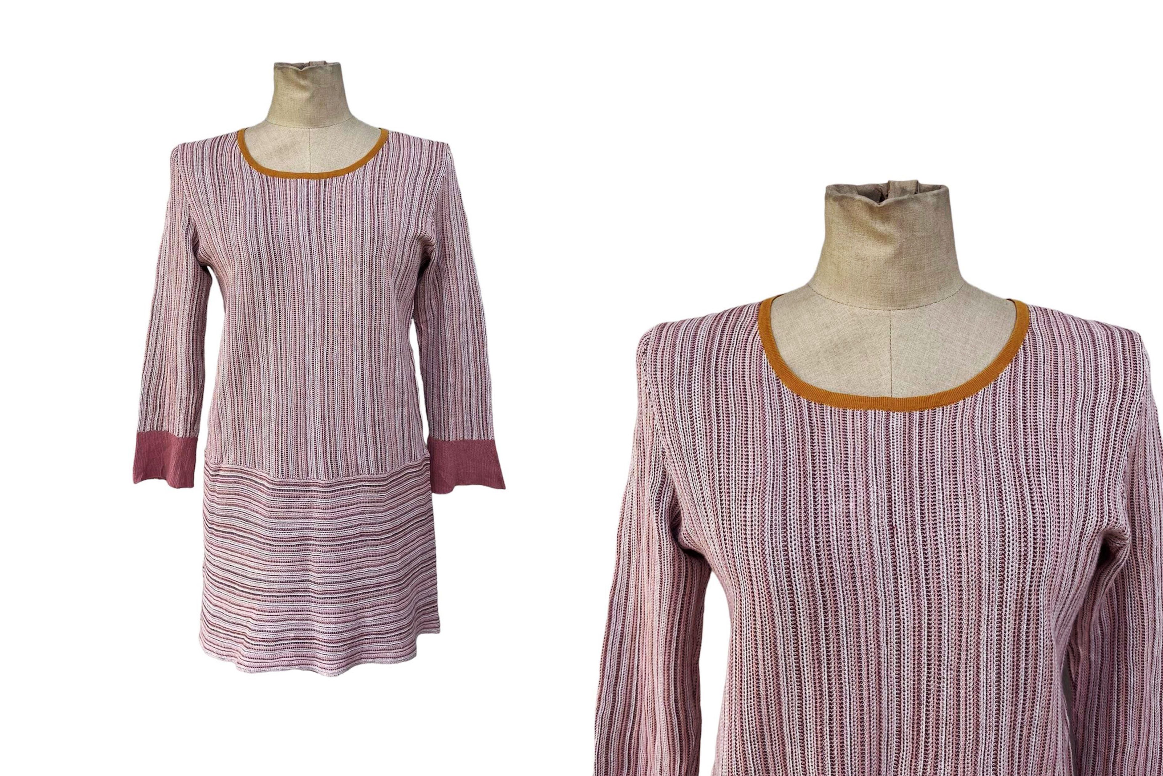 Sonia Rykiel SONIA RYKIEL Collection Knitted micro mini dress / tunic top Size S / US 4 / IT 40 - 8 Thumbnail
