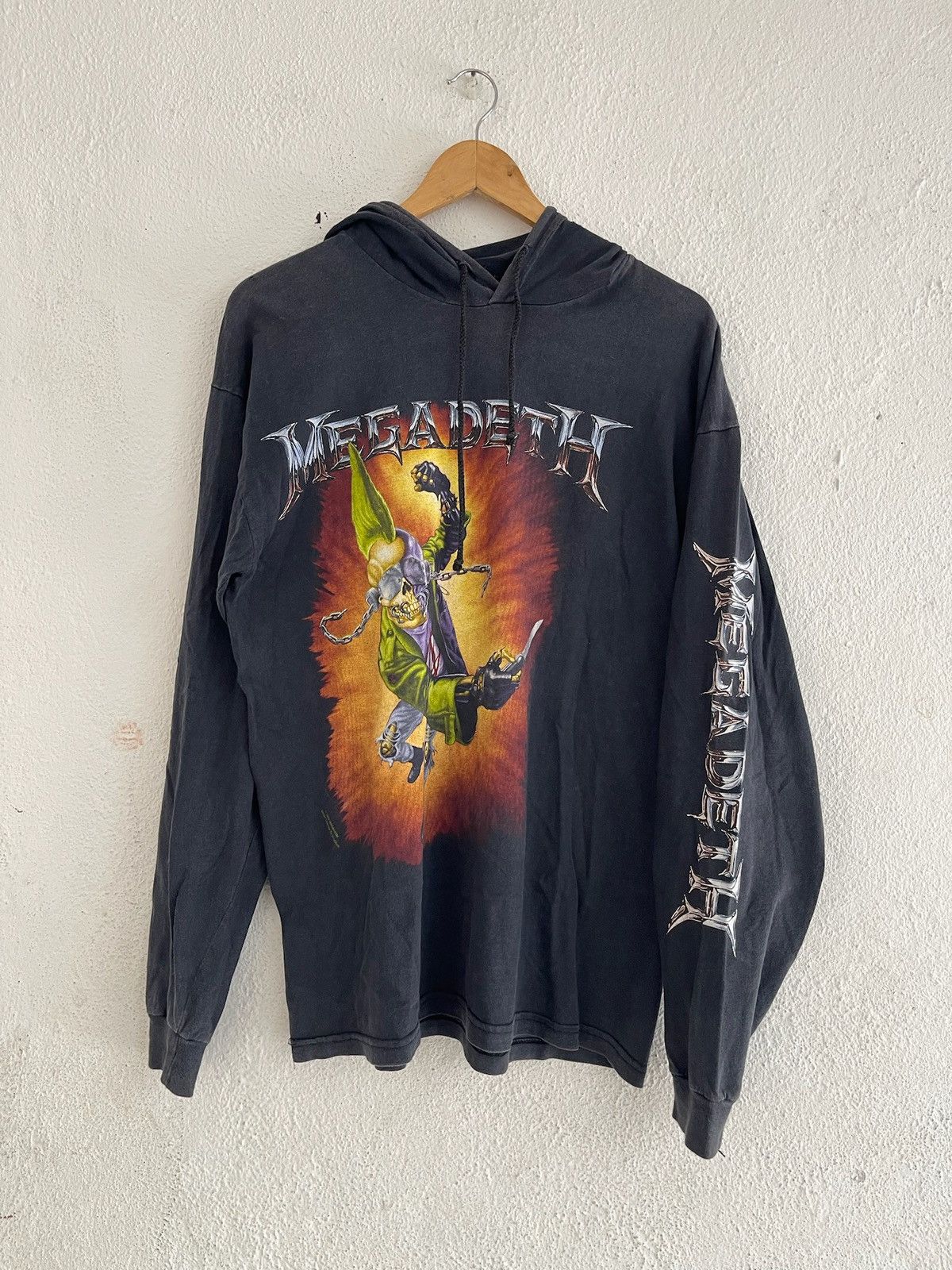 Band Tees × Vintage Vintage 1993 Megadeth Punk Anarchy Longsleeve Size US L / EU 52-54 / 3 - 1 Thumbnail