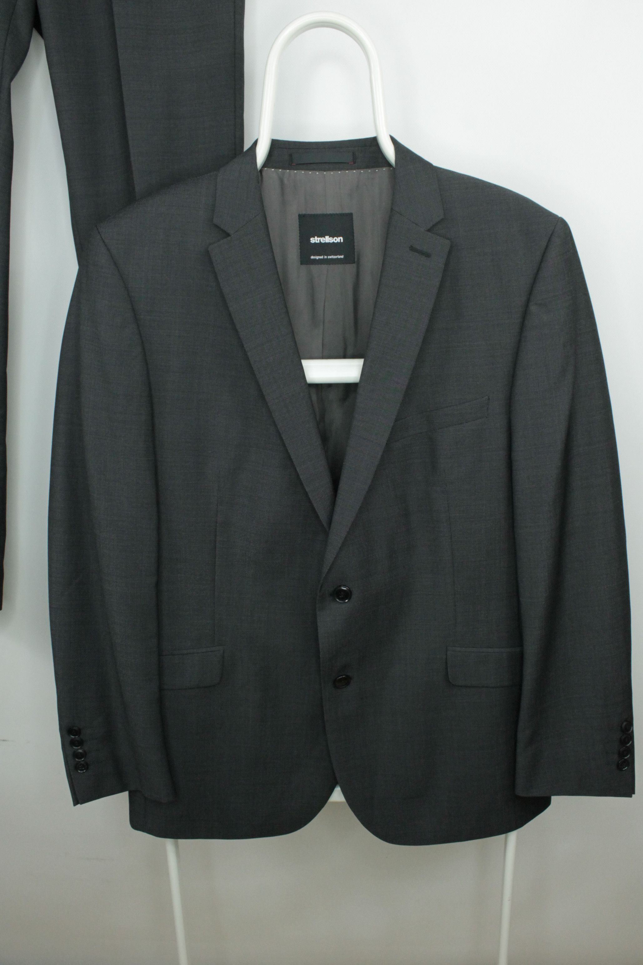 Strellson Strellson Allen Mercer Marsotto Wool Slim Fit Men's Suit Size 40R - 2 Thumbnail