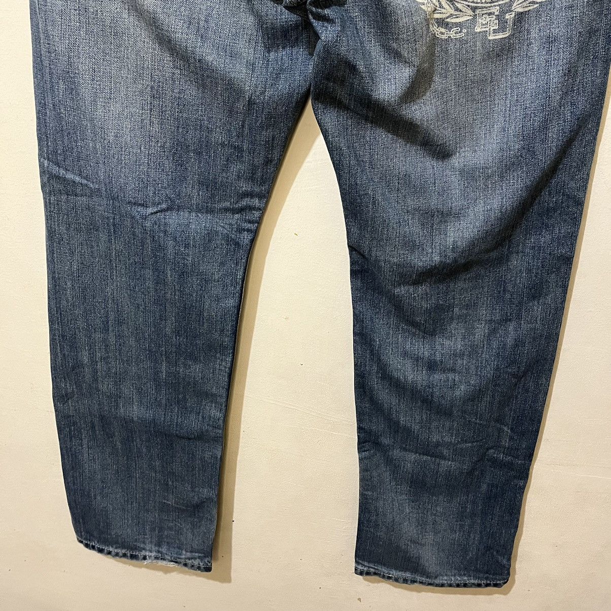 Ecko Unltd. 2000's Ecko Unltd. "Just Salvation" Baggy Denim Pants Size US 35 - 13 Thumbnail