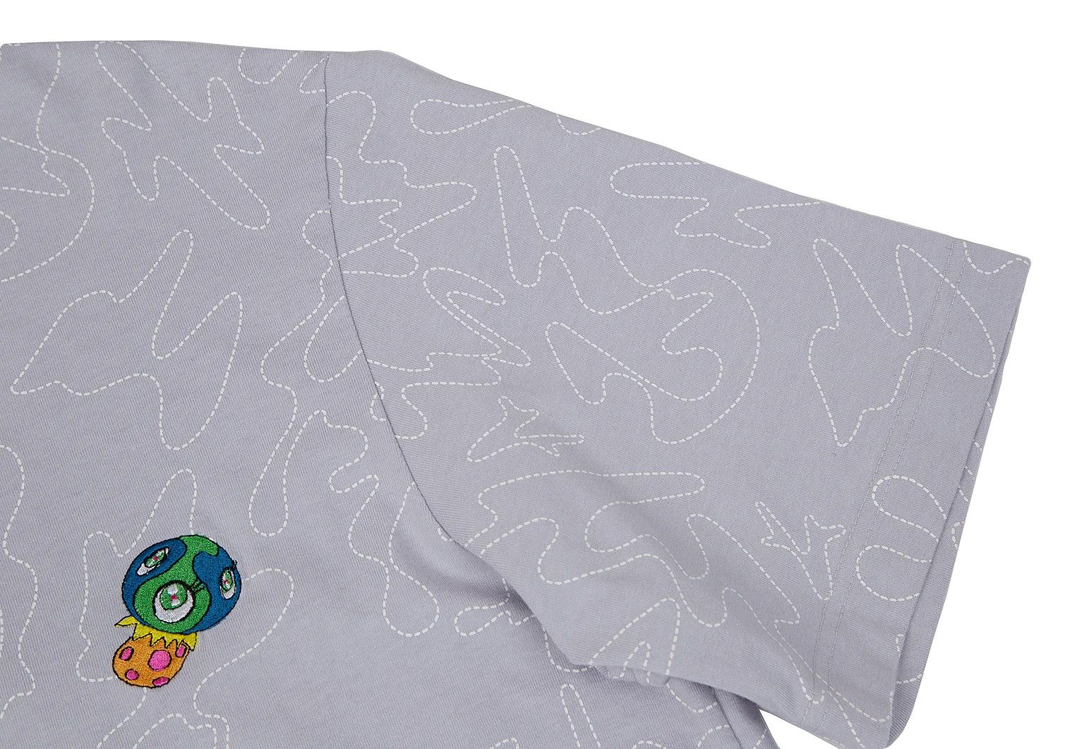 Issey Miyake Embroidered Mushroom T-Shirt in Gray Size L Size US L / EU 52-54 / 3 - 5 Thumbnail