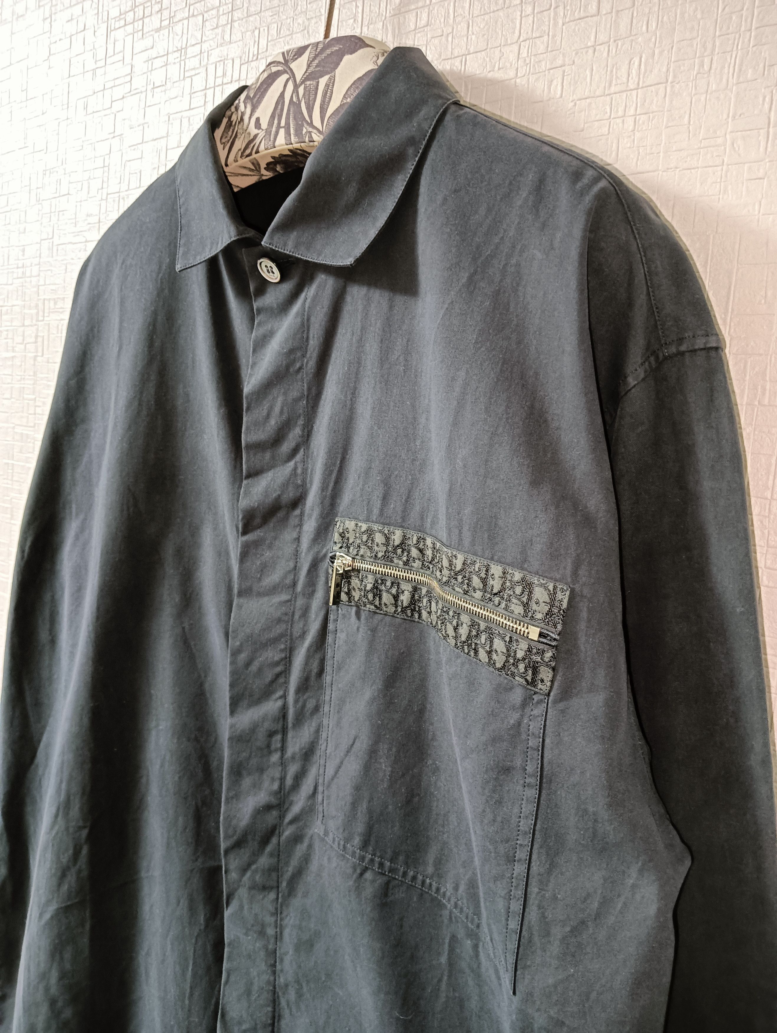 Dior Oblique Button Up Pocket Shirt Size US M / EU 48-50 / 2 - 4 Thumbnail