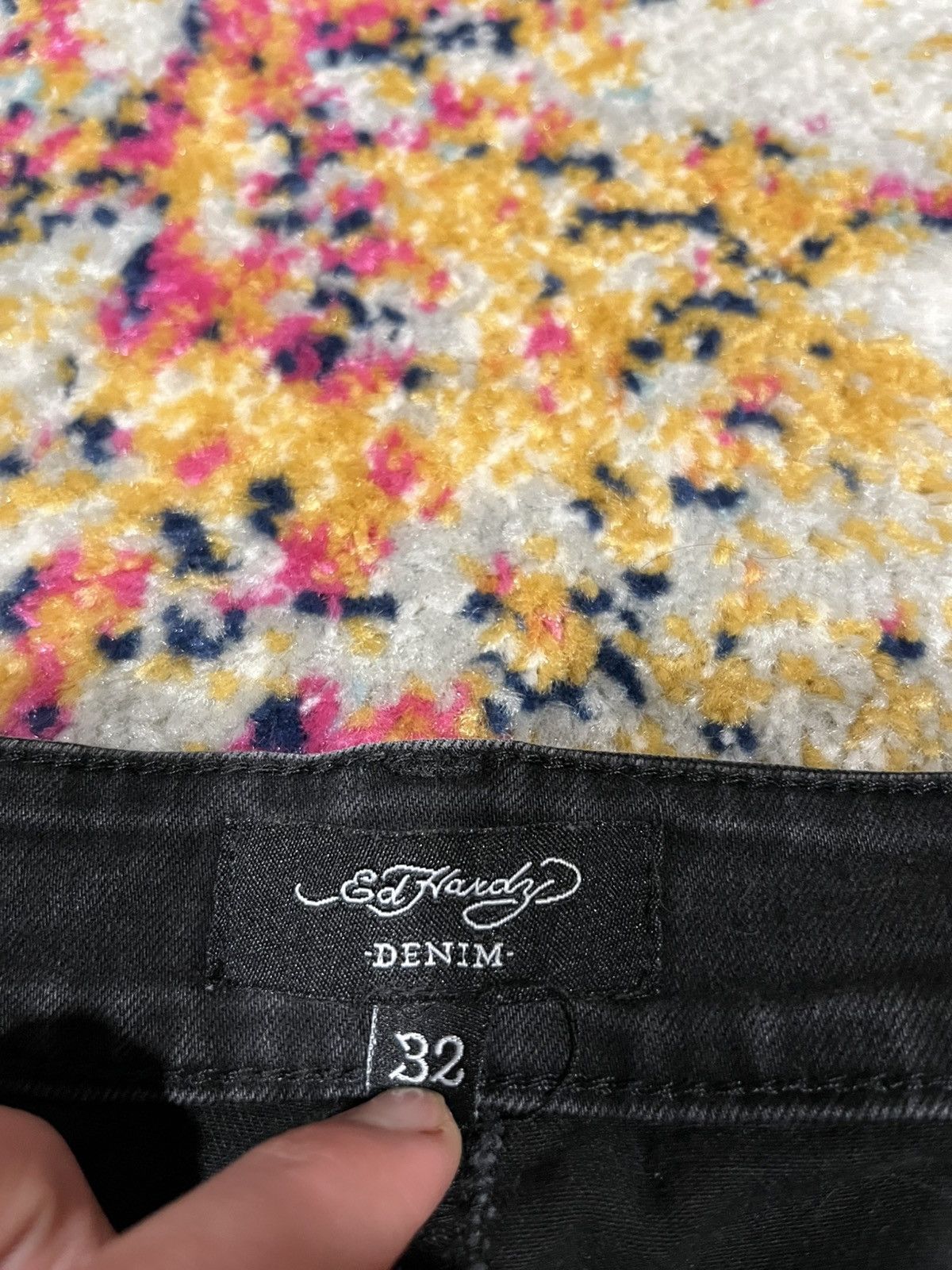 Ed Hardy Y2K Ed Hardy Paint jeans Size US 34 / EU 50 - 7 Thumbnail