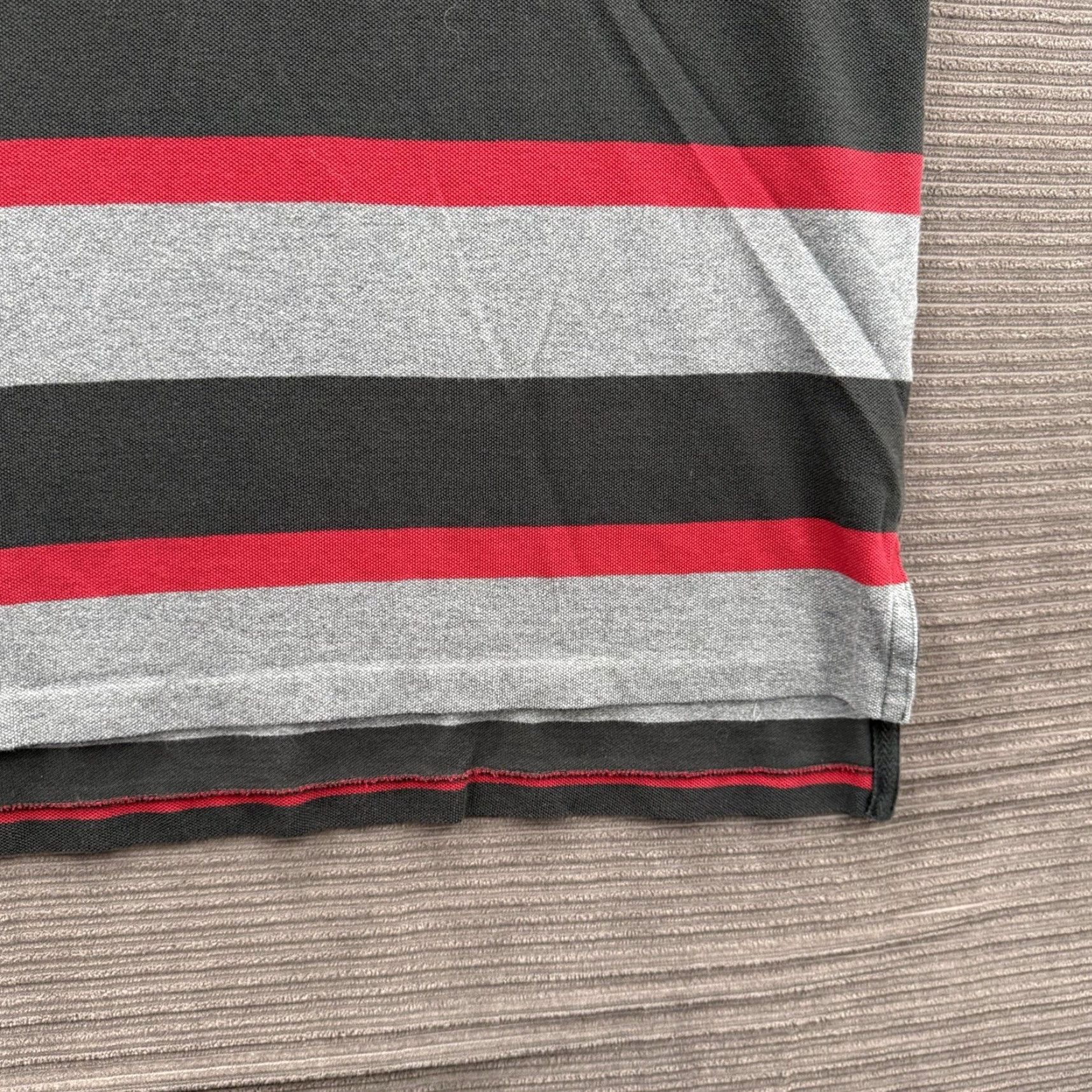 Ralph Lauren Polo Ralph Lauren Polo Shirt Men XL Tall Black Red Striped Cotton Golf Golfing Polo Shirt Men XL Tall Black Red Striped Cotton Golf Golfing Size US XL / EU 56 / 4 - 6 Thumbnail
