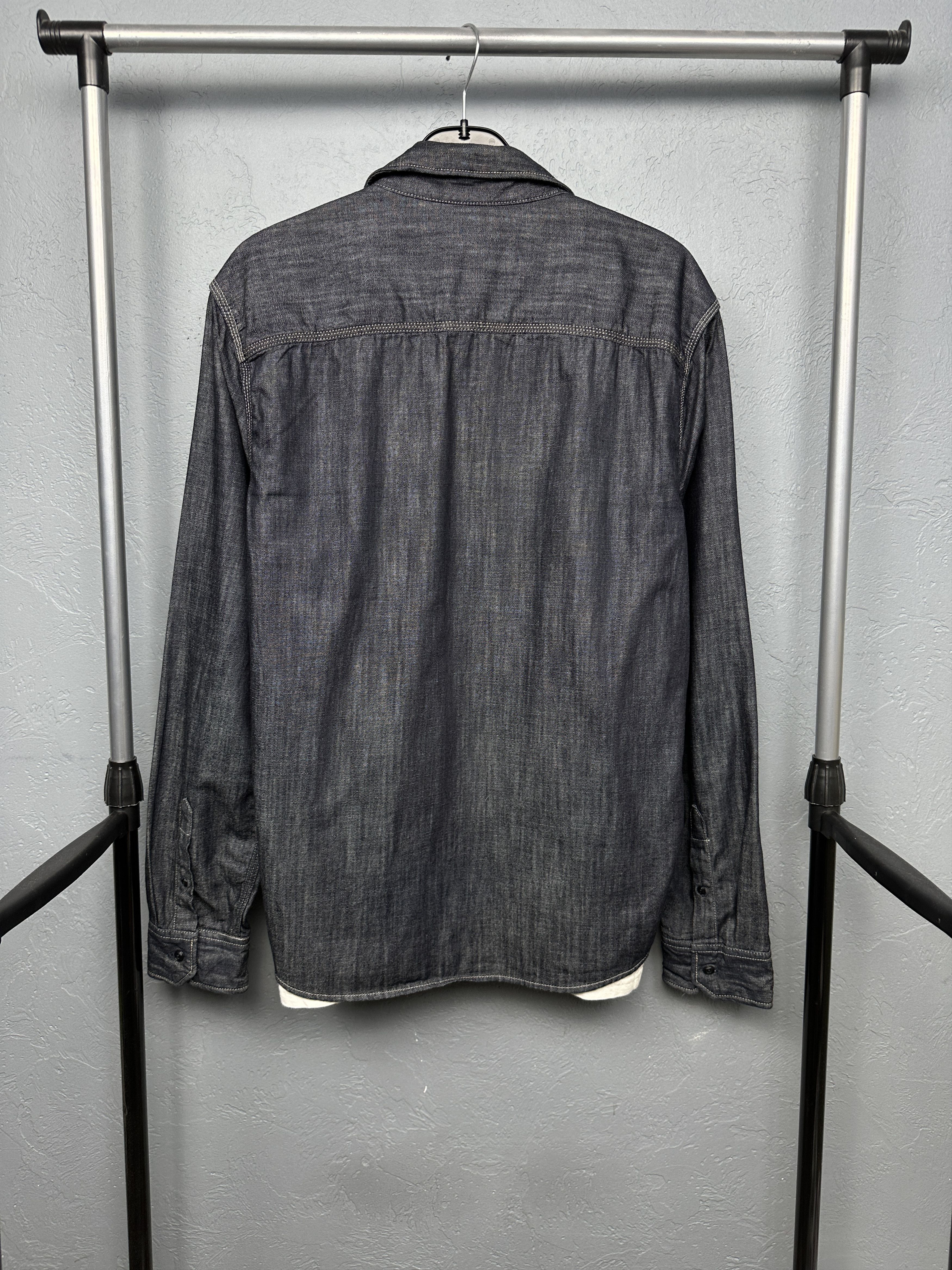 Allsaints Allsaints Mens Haiiro Denim Shirt Size US L / EU 52-54 / 3 - 5 Thumbnail