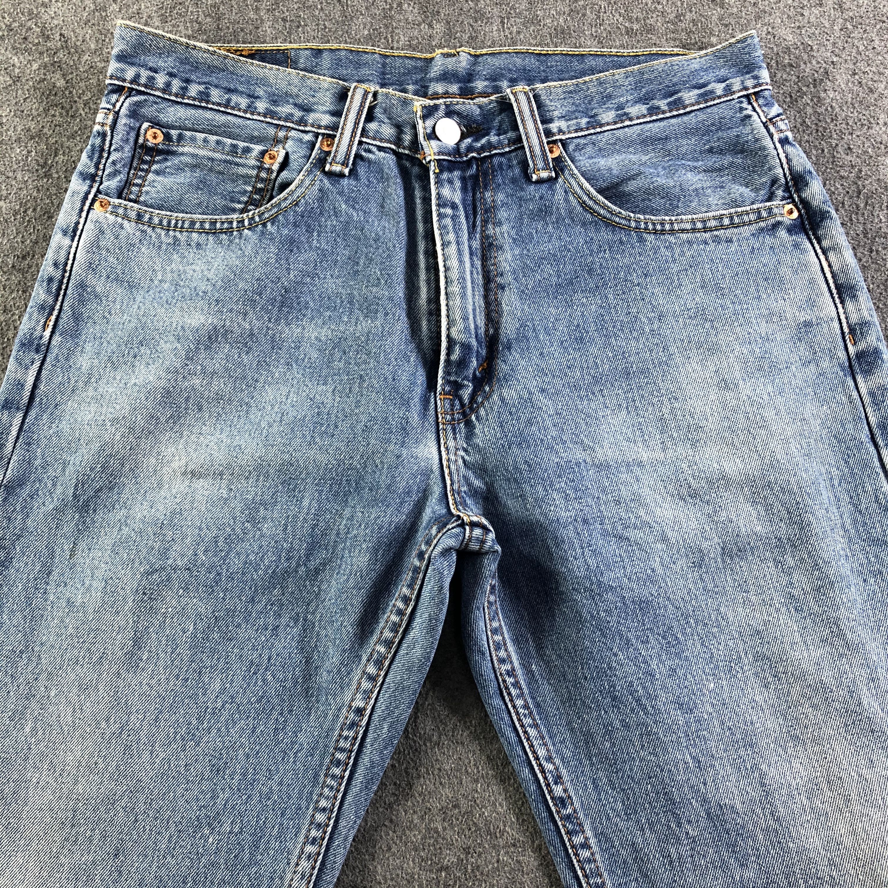 Levi's Vintage Blue Wash Levis 505 Jeans-J3410 Size US 33 - 3 Thumbnail