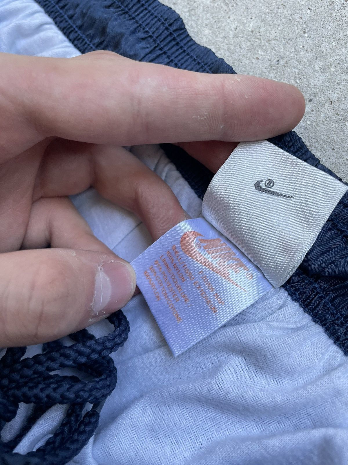 Nike × Vintage Vintage Nike track pants blue buggy Size US 34 / EU 50 - 6 Thumbnail