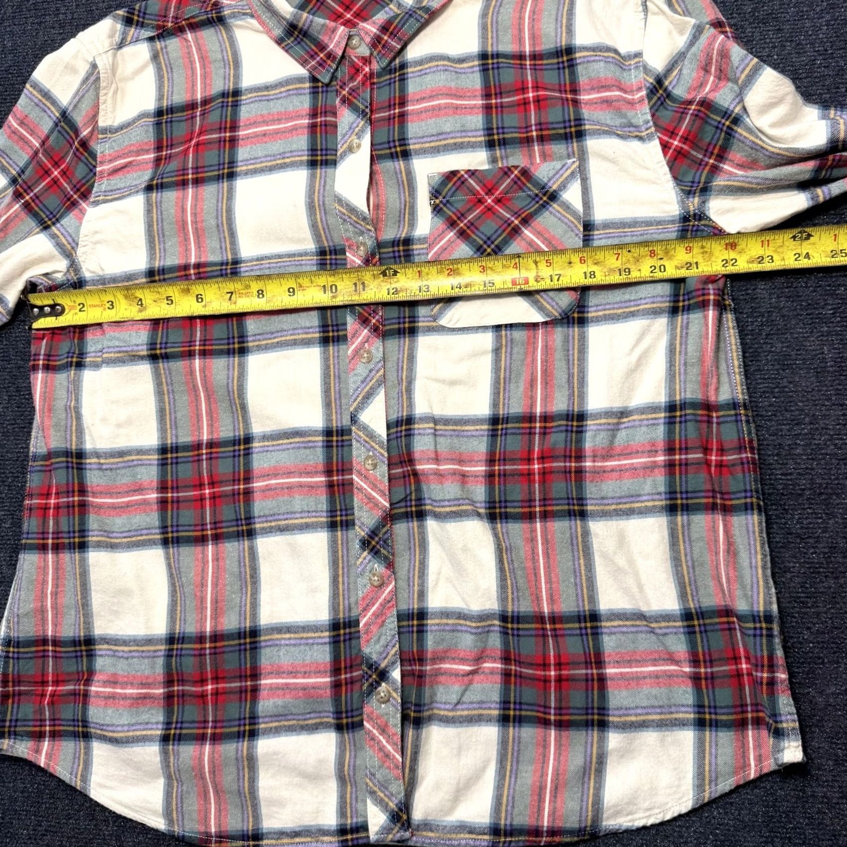 Eddie Bauer Eddie Bauer Shirt Womens XL Multicolor Plaid Button-Up Boyfriend Fit Flannel Size XL / US 12-14 / IT 48-50 - 6 Thumbnail