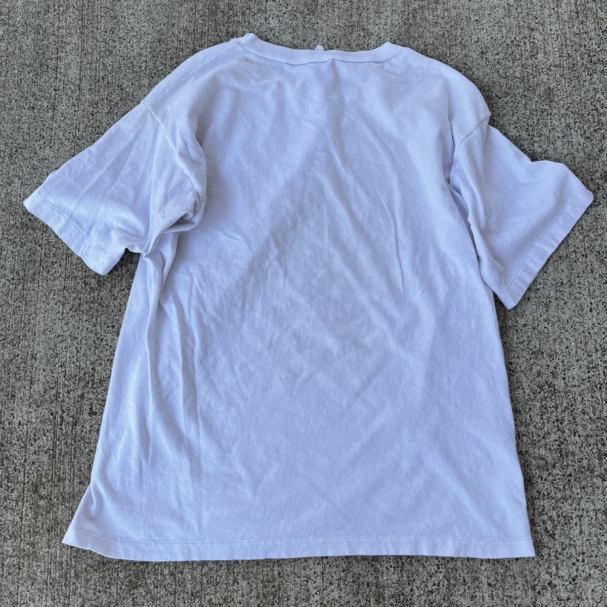 Vintage Vintage Paris Ville Boxy White T-Shirt Size L 80's 90's Size US L / EU 52-54 / 3 - 4 Thumbnail