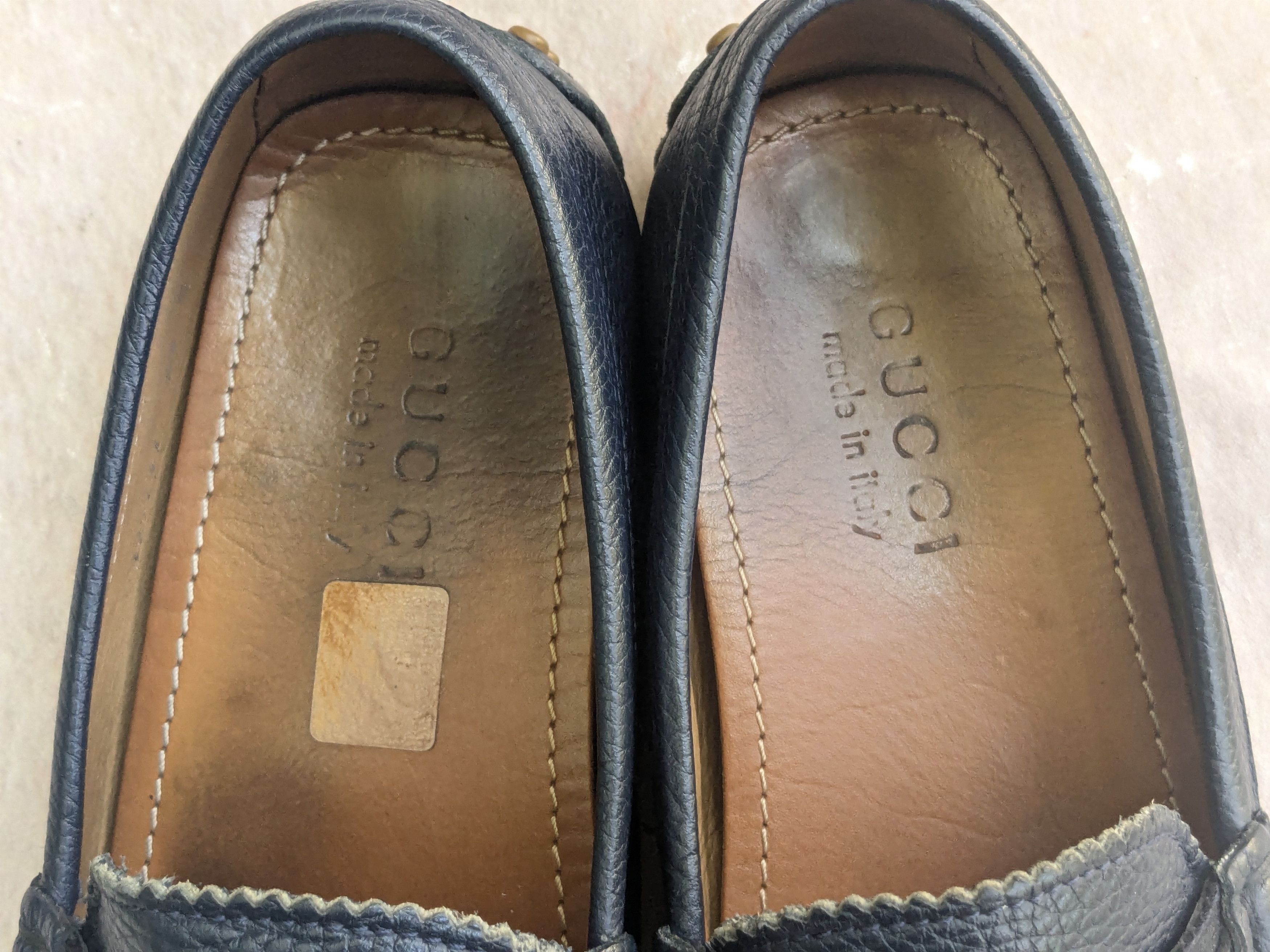 Gucci × Tom Ford Gucci Horsebit Driving Loafers Navy Blue Leather 7 Snaffle Size US 7 / EU 40 - 5 Thumbnail