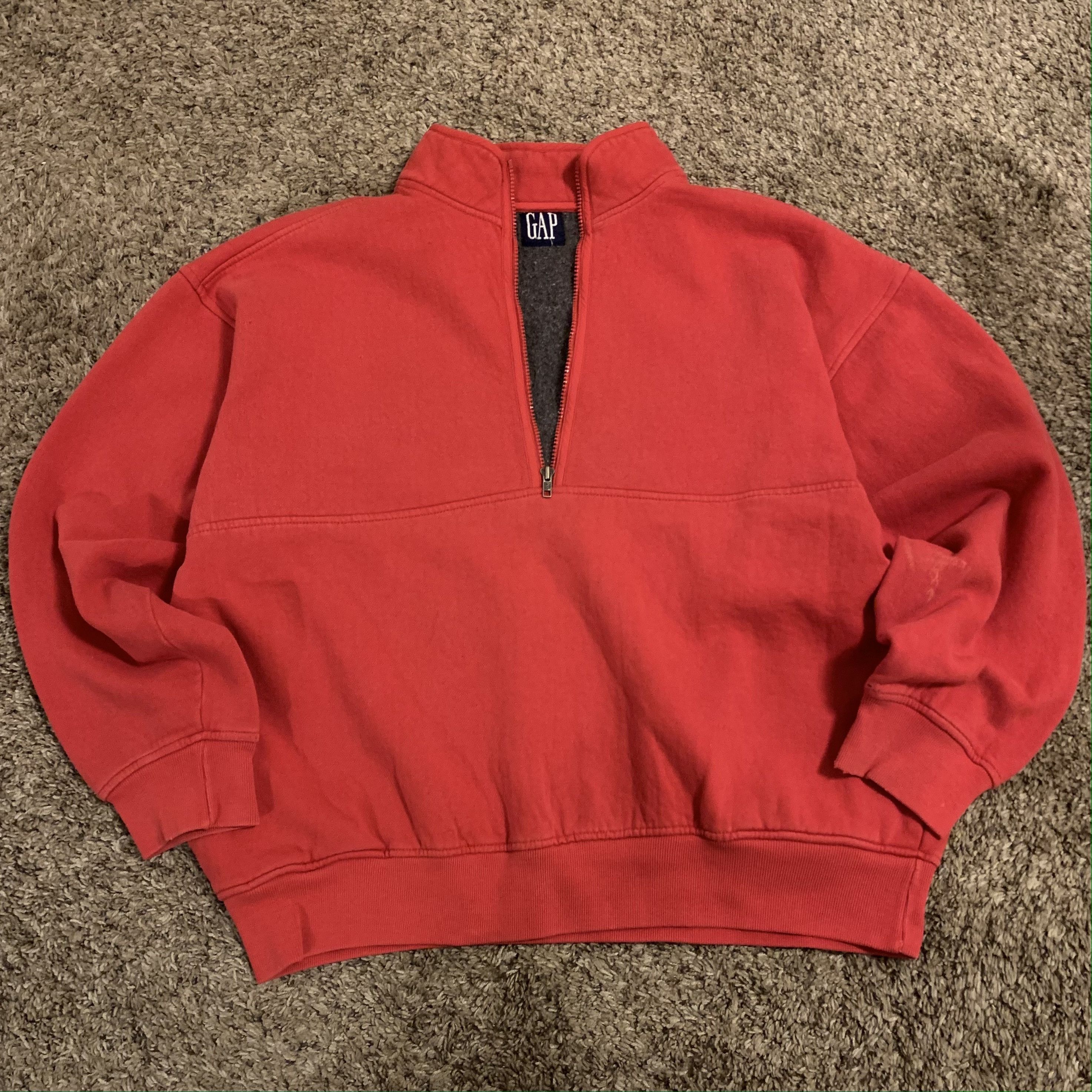 Gap GAP VINTAGE QUARTER ZIP Size US XL / EU 56 / 4 - 1 Thumbnail