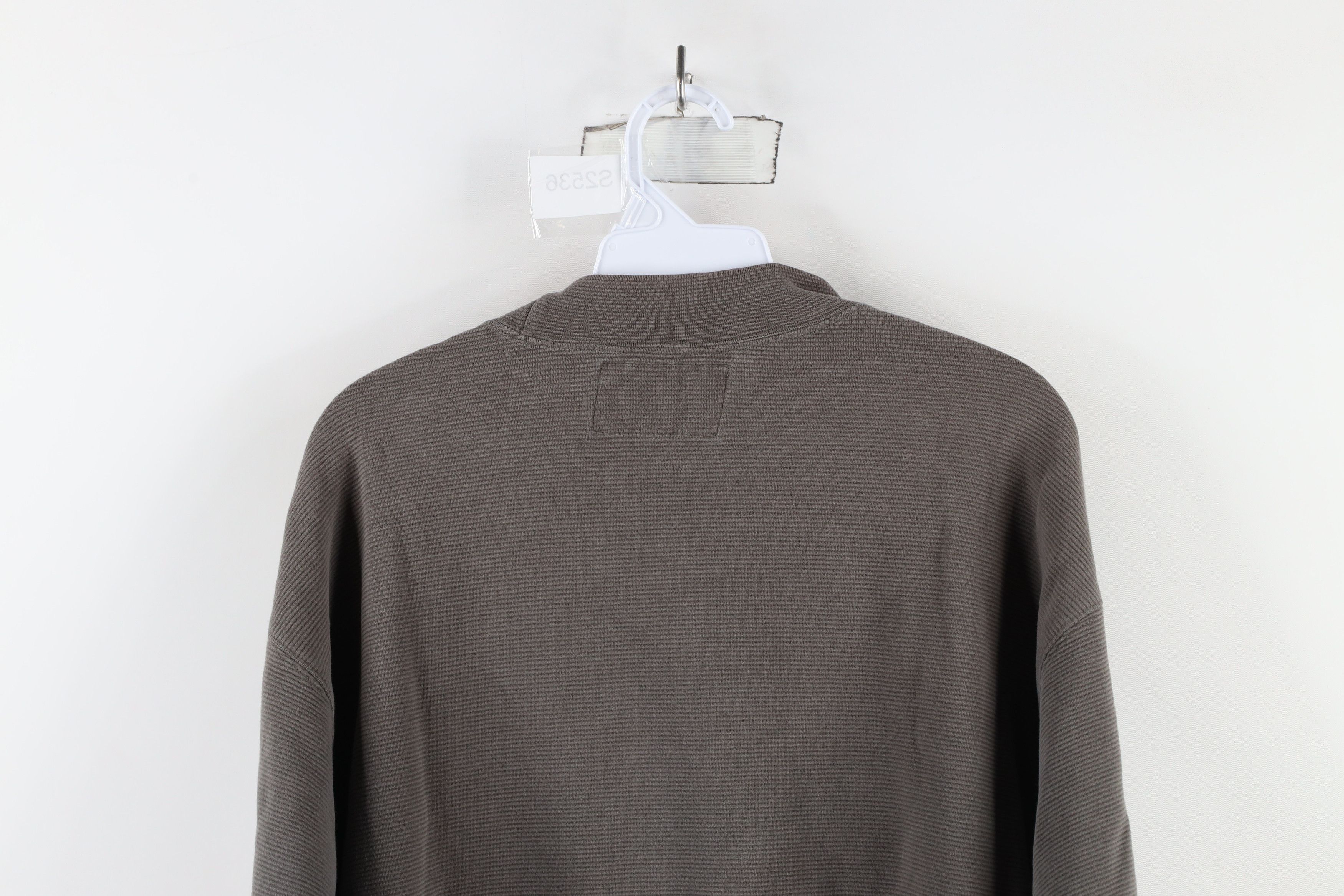 Vintage Vintage 90s Streetwear Heavyweight Ribbed Mock Neck T-Shirt Size US L / EU 52-54 / 3 - 12 Thumbnail