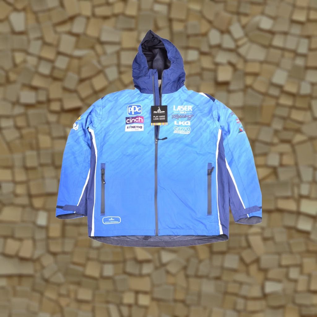 Vintage Harlequin Teamwear Laser Tools Racing Jacket Main Selling Point Racing Jacket Blue M Mens Size US M / EU 48-50 / 2 - 1 Thumbnail