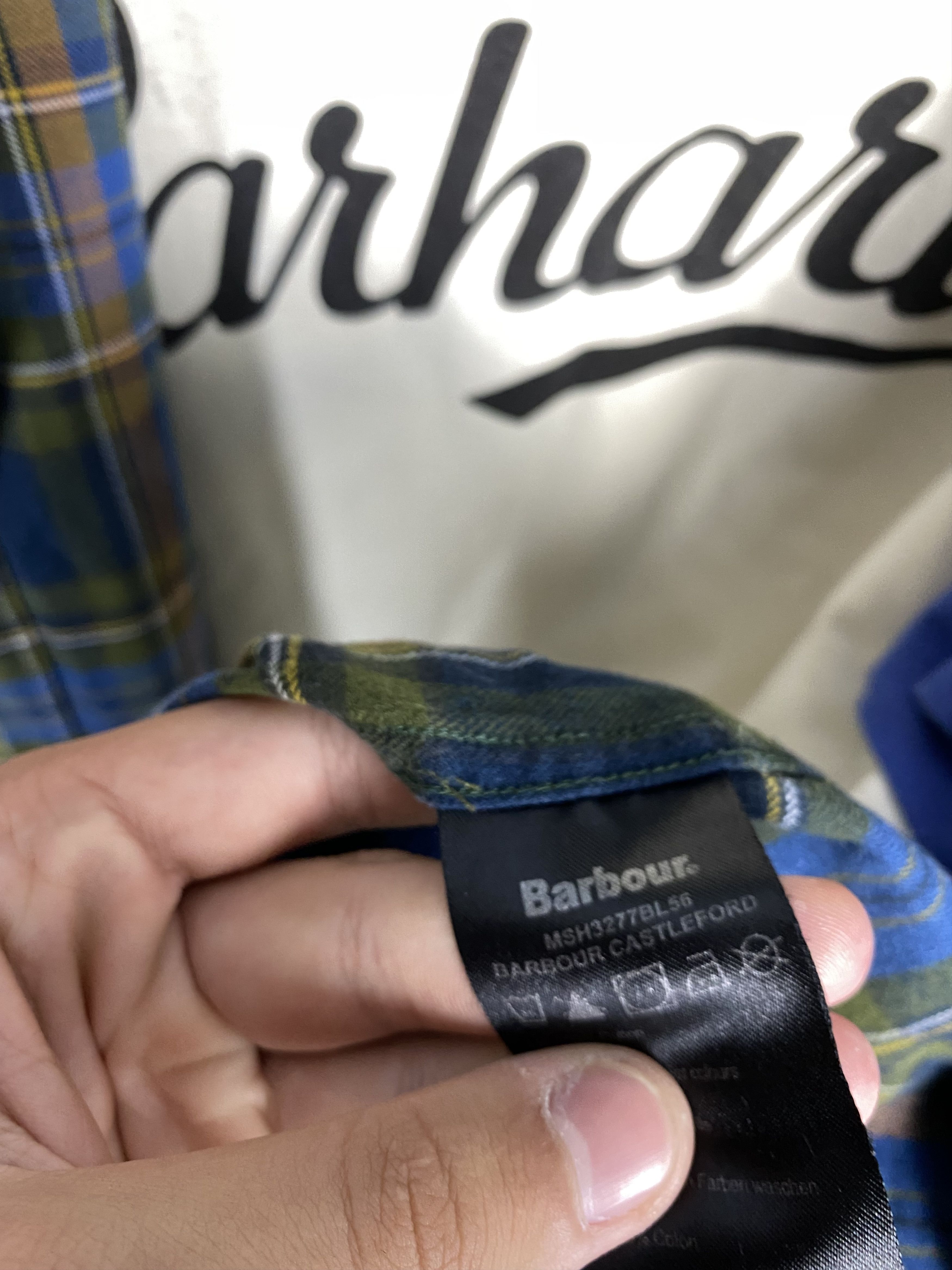 Barbour Barbour Vintage Flannel Plaid Shirt Y2K Size US M / EU 48-50 / 2 - 6 Thumbnail